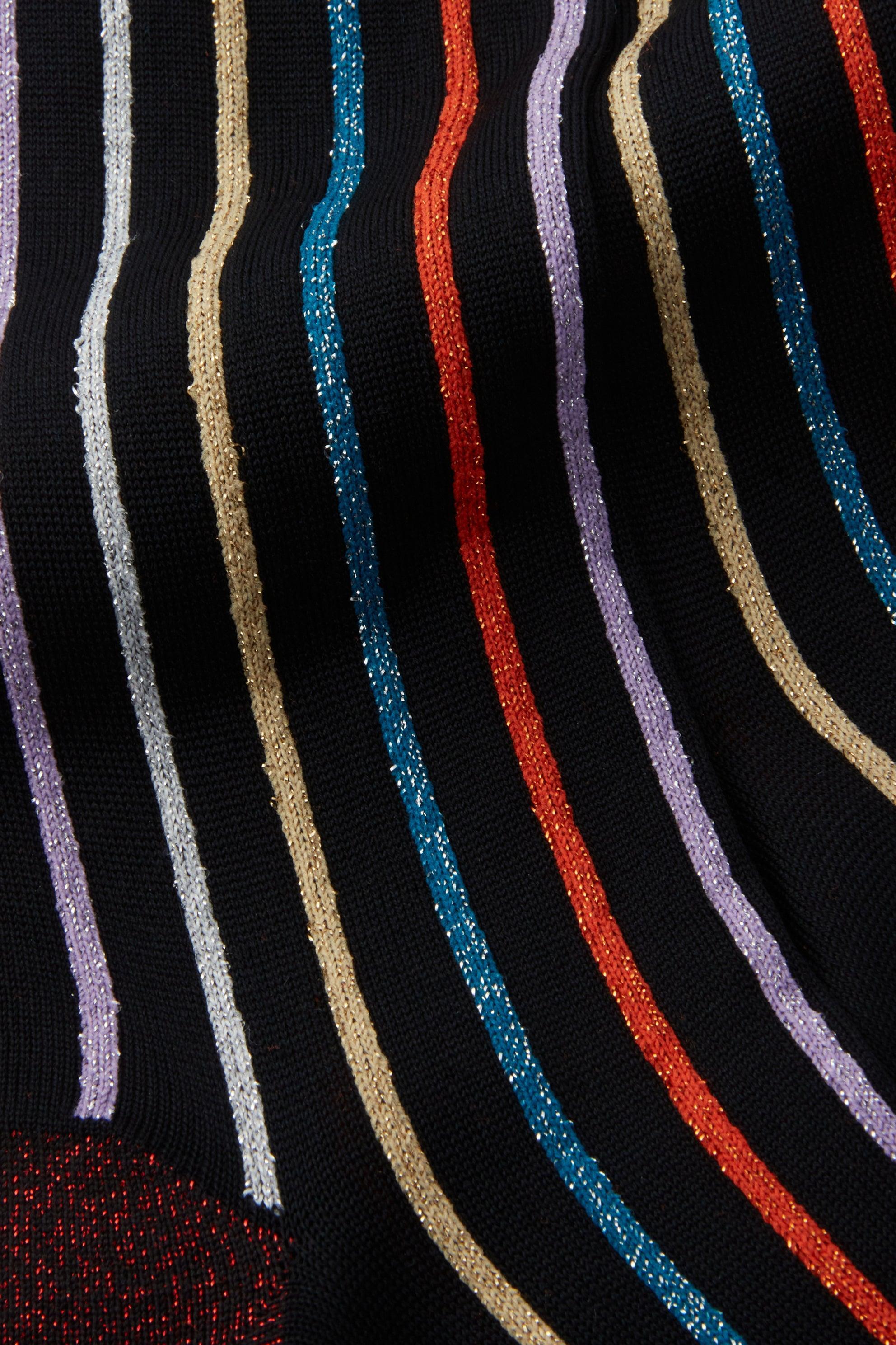 Multi Striped Metallic Sock-ACCESSORIES-Rachel Comey
