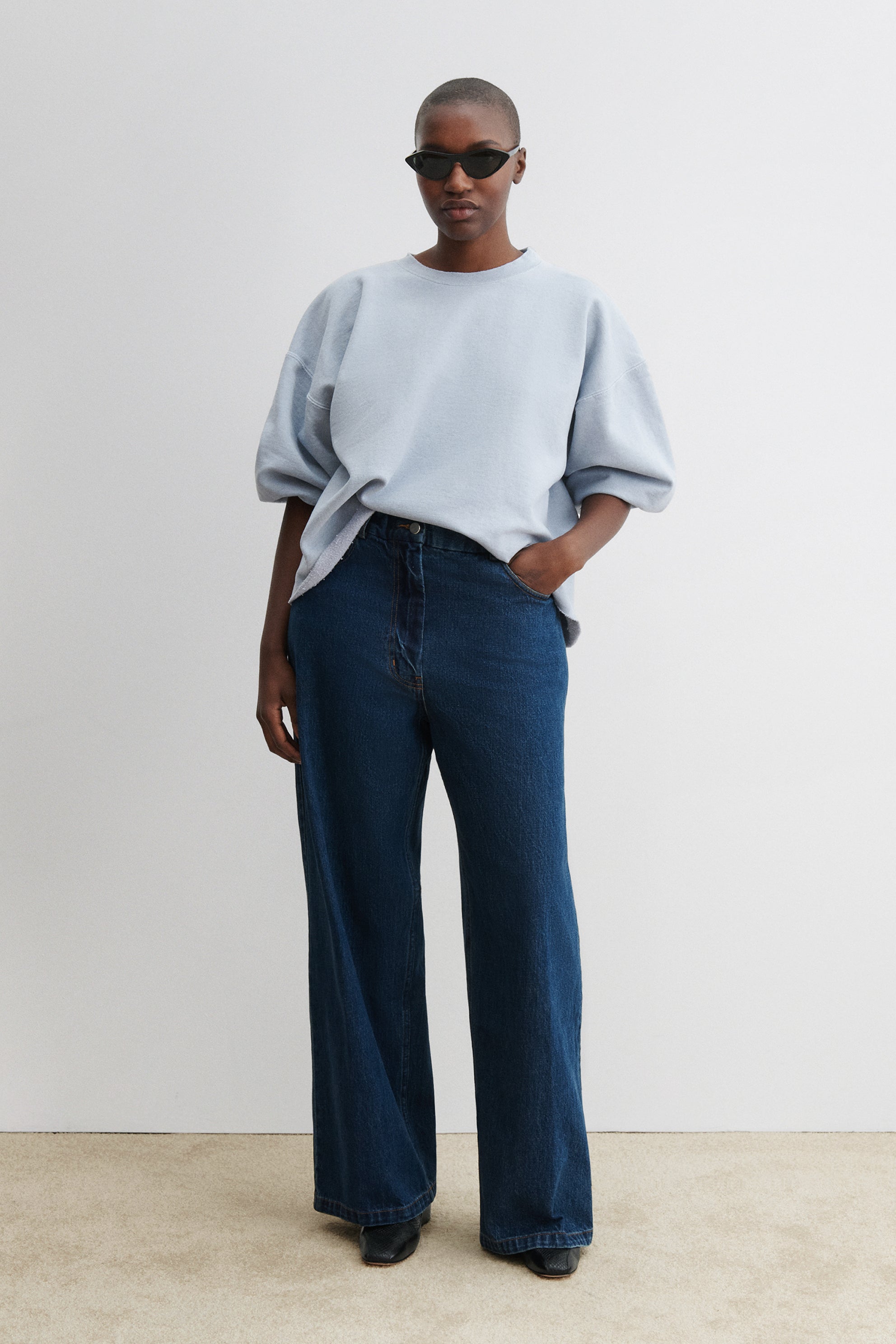 Slacker Pant-DENIM-Rachel Comey