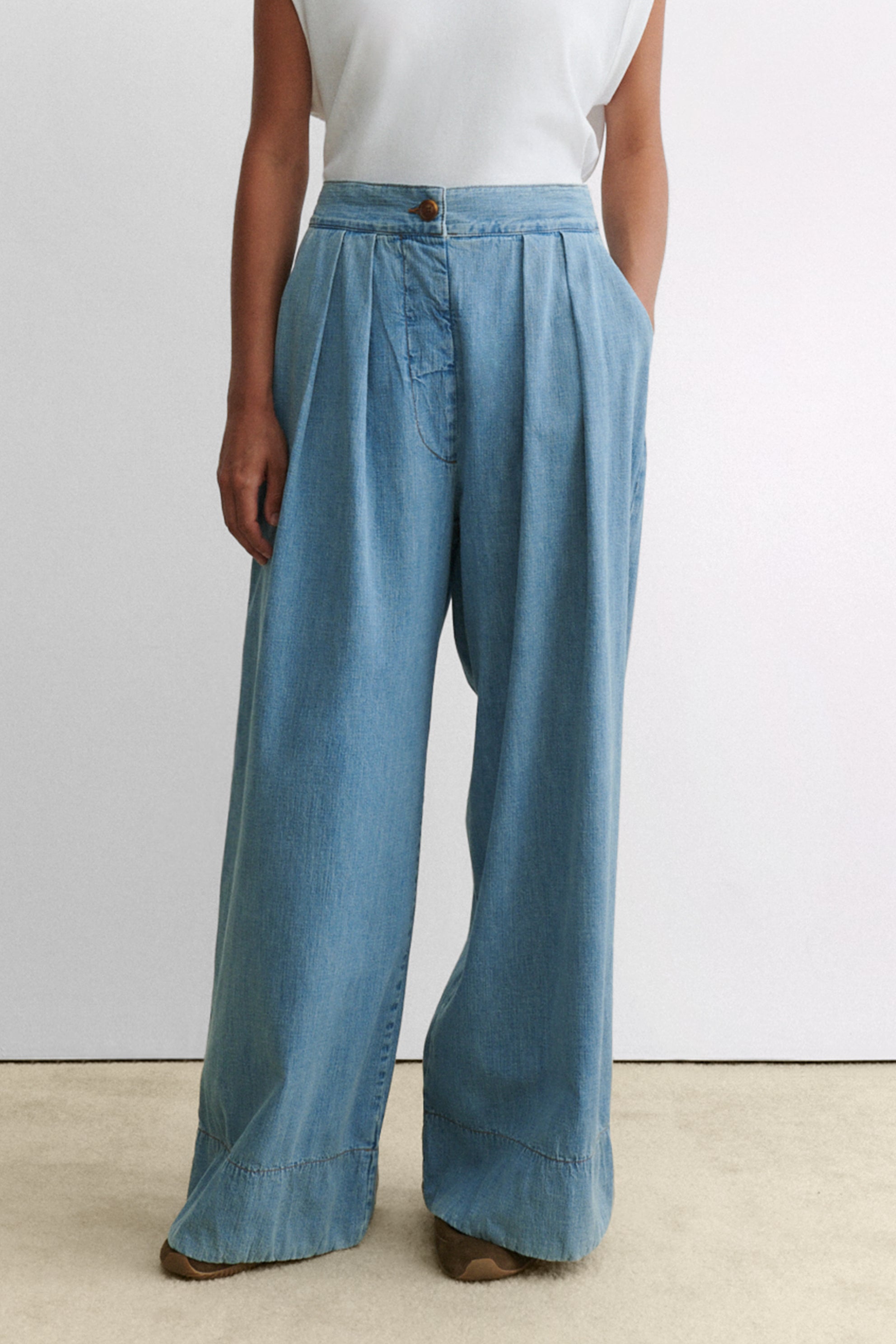 Coxsone Pant-DENIM-Rachel Comey