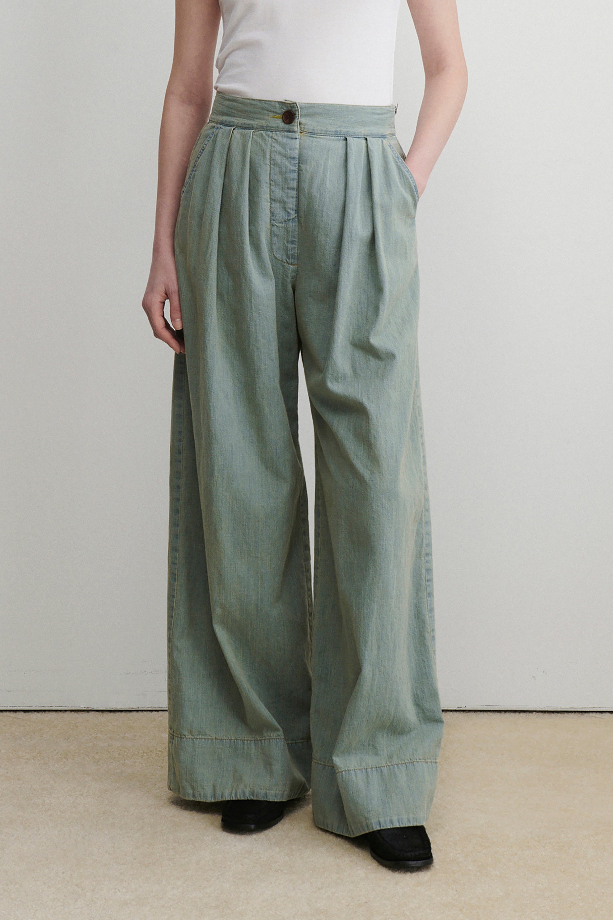Coxsone Pant-DENIM-Rachel Comey