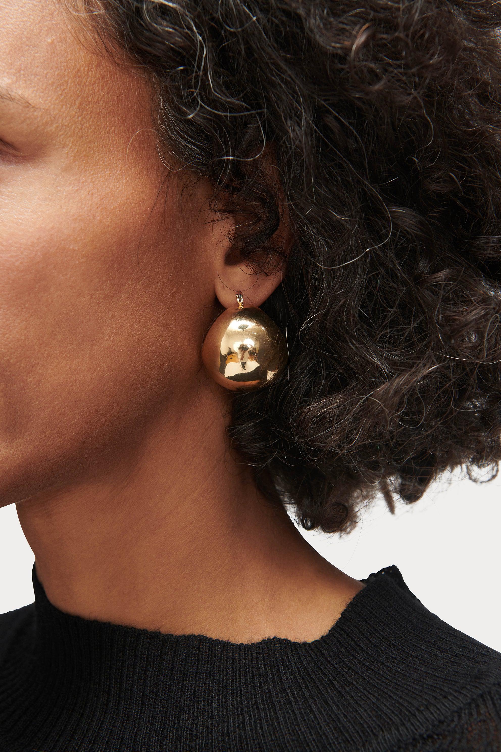 Large Keel Hoop-EARRINGS-Rachel Comey