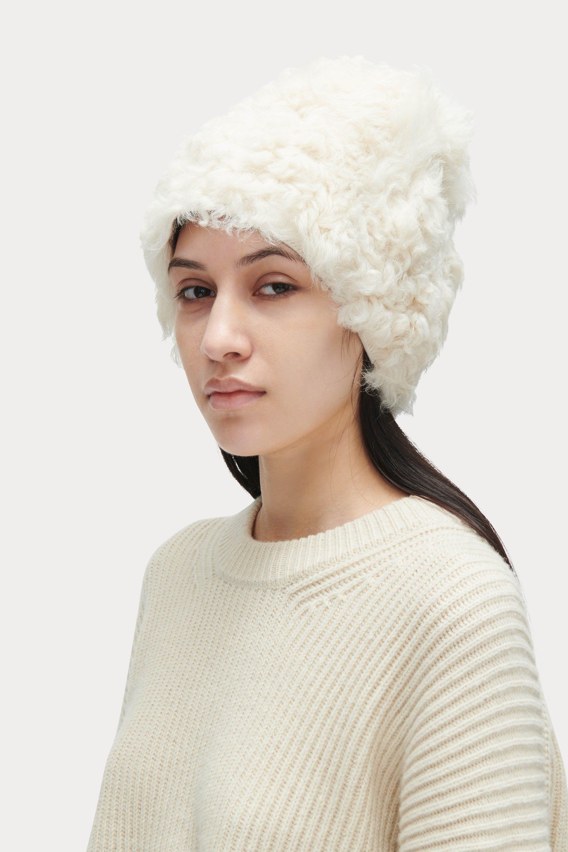 Shearling Beanie-HAT-Rachel Comey