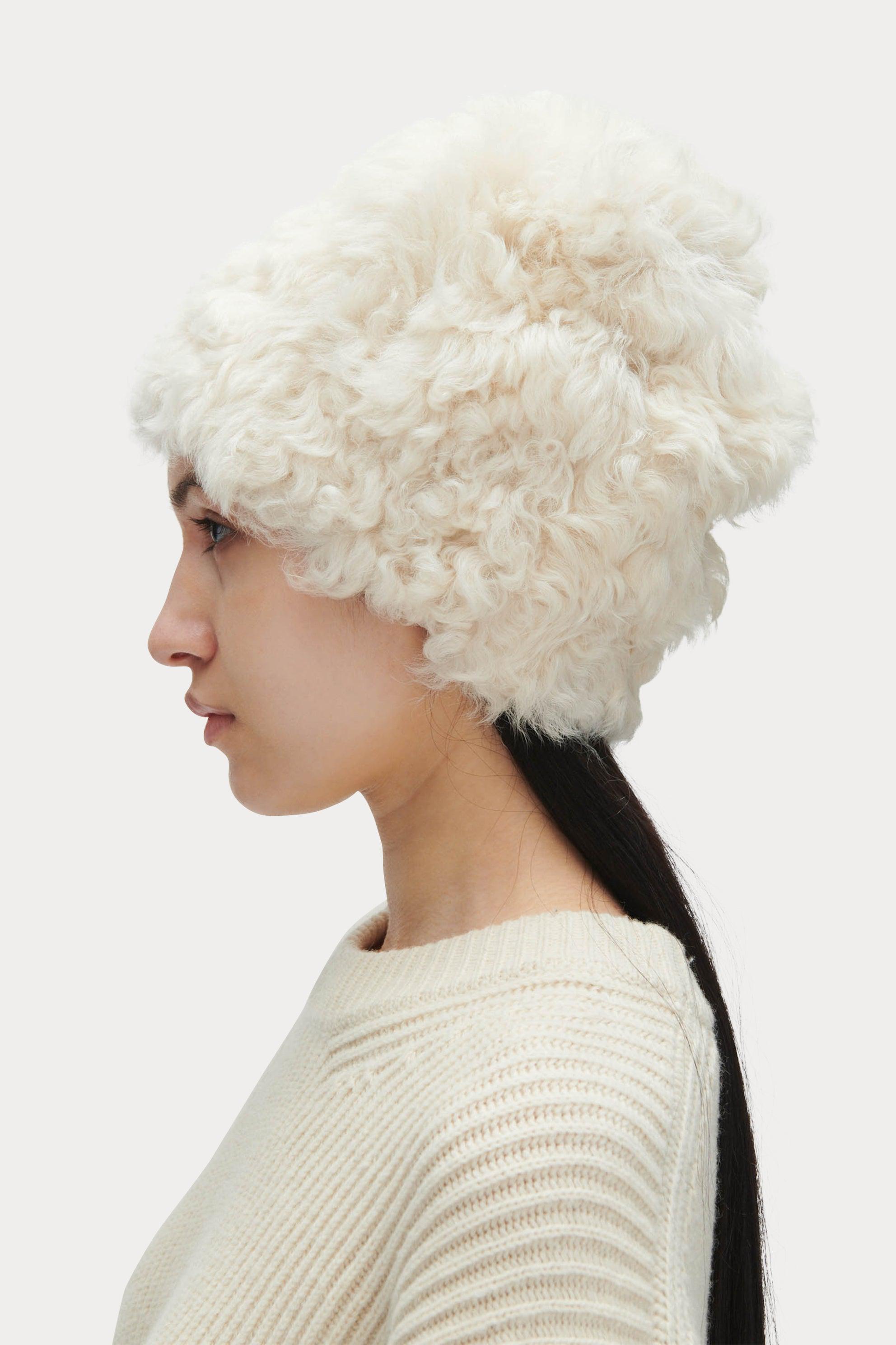 Shearling Beanie-HAT-Rachel Comey