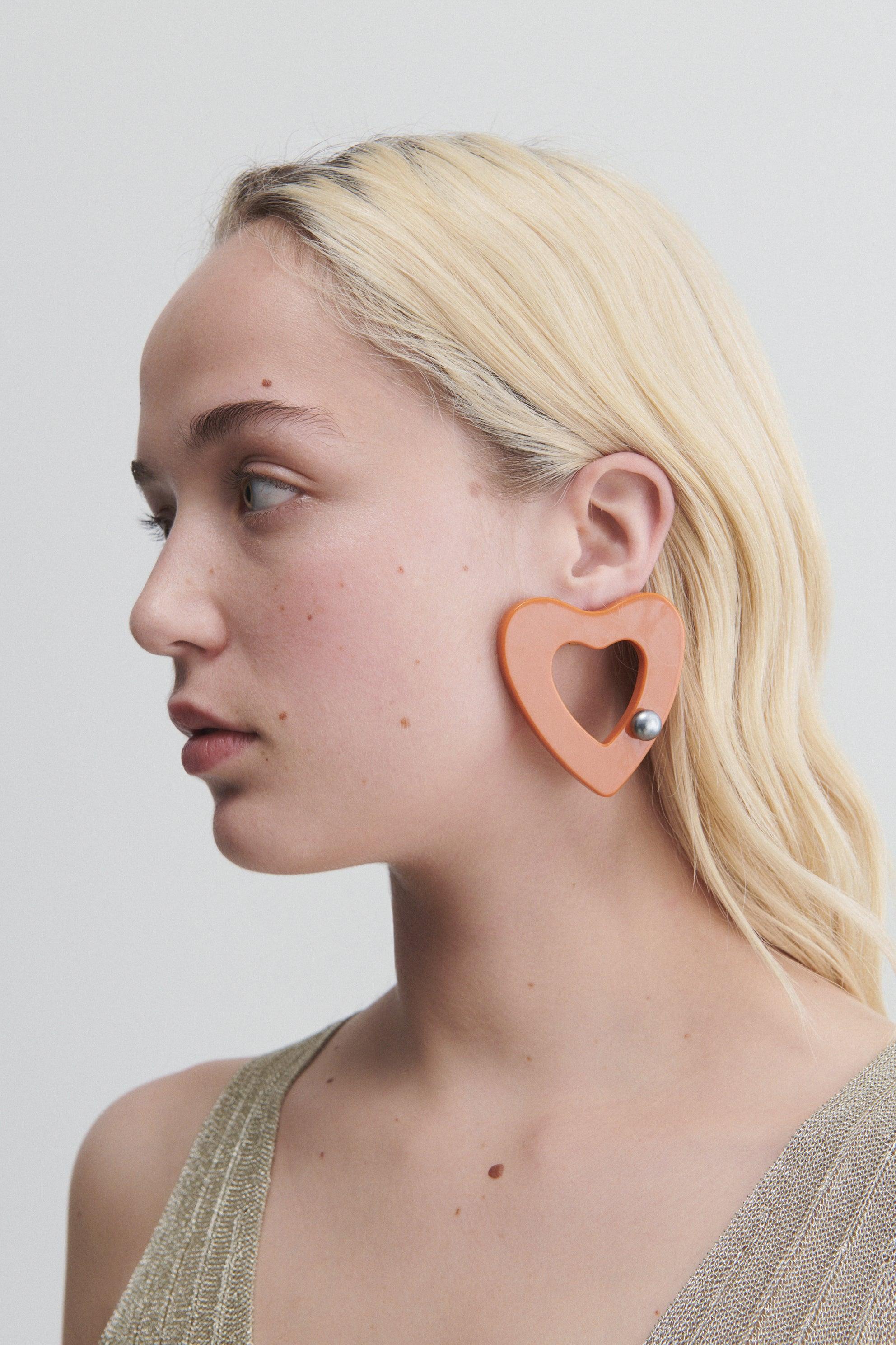 Pearl Studded Cupid Earring-EARRINGS-Rachel Comey