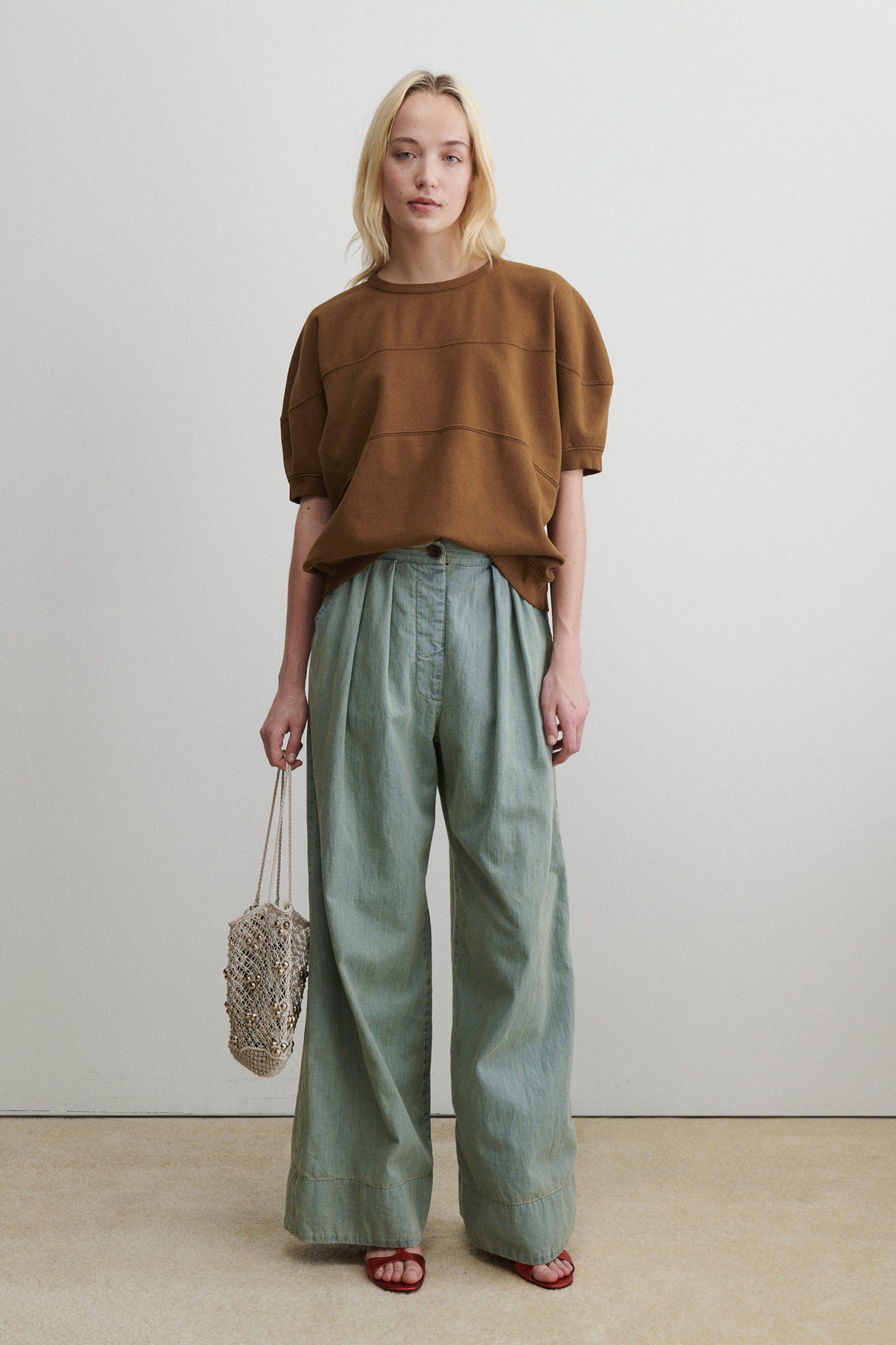 Football Sweatshirt-SWEATSHIRTS-Rachel Comey
