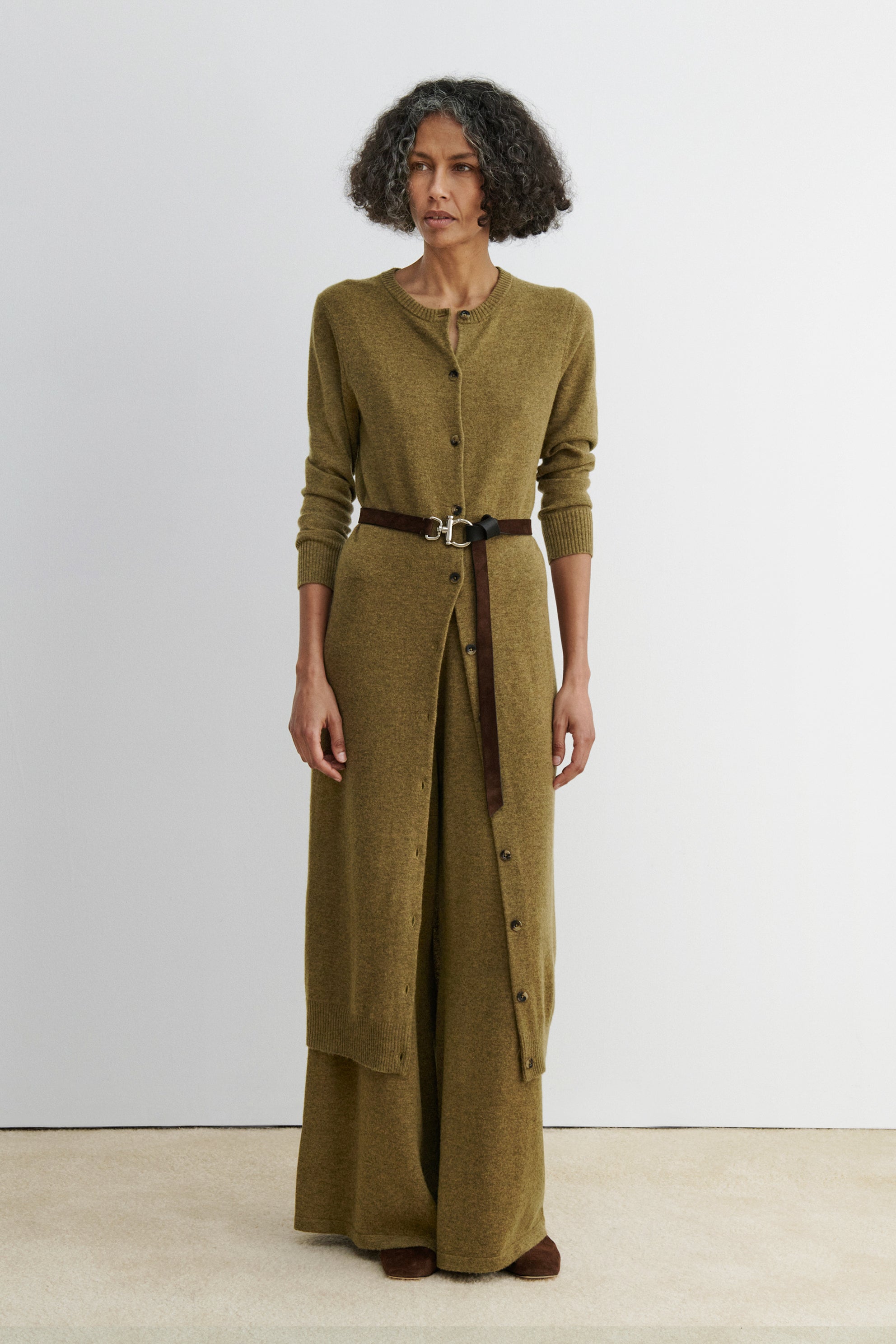 Steeds Dress Mustard / L / Wool Cashmere Steeds Dress Mustard / L / Wool Cashmere