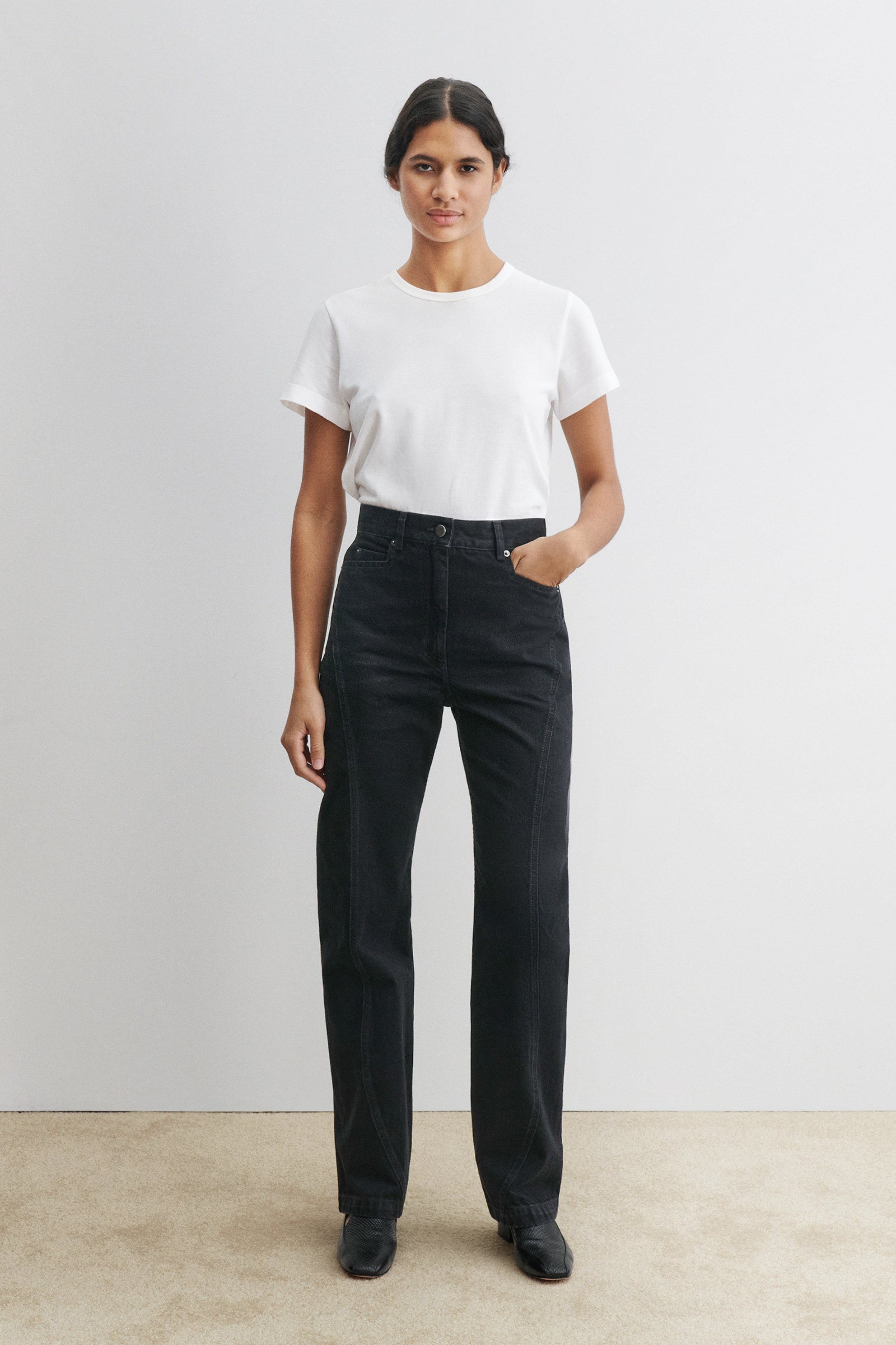 Swerve Pant-DENIM-Rachel Comey