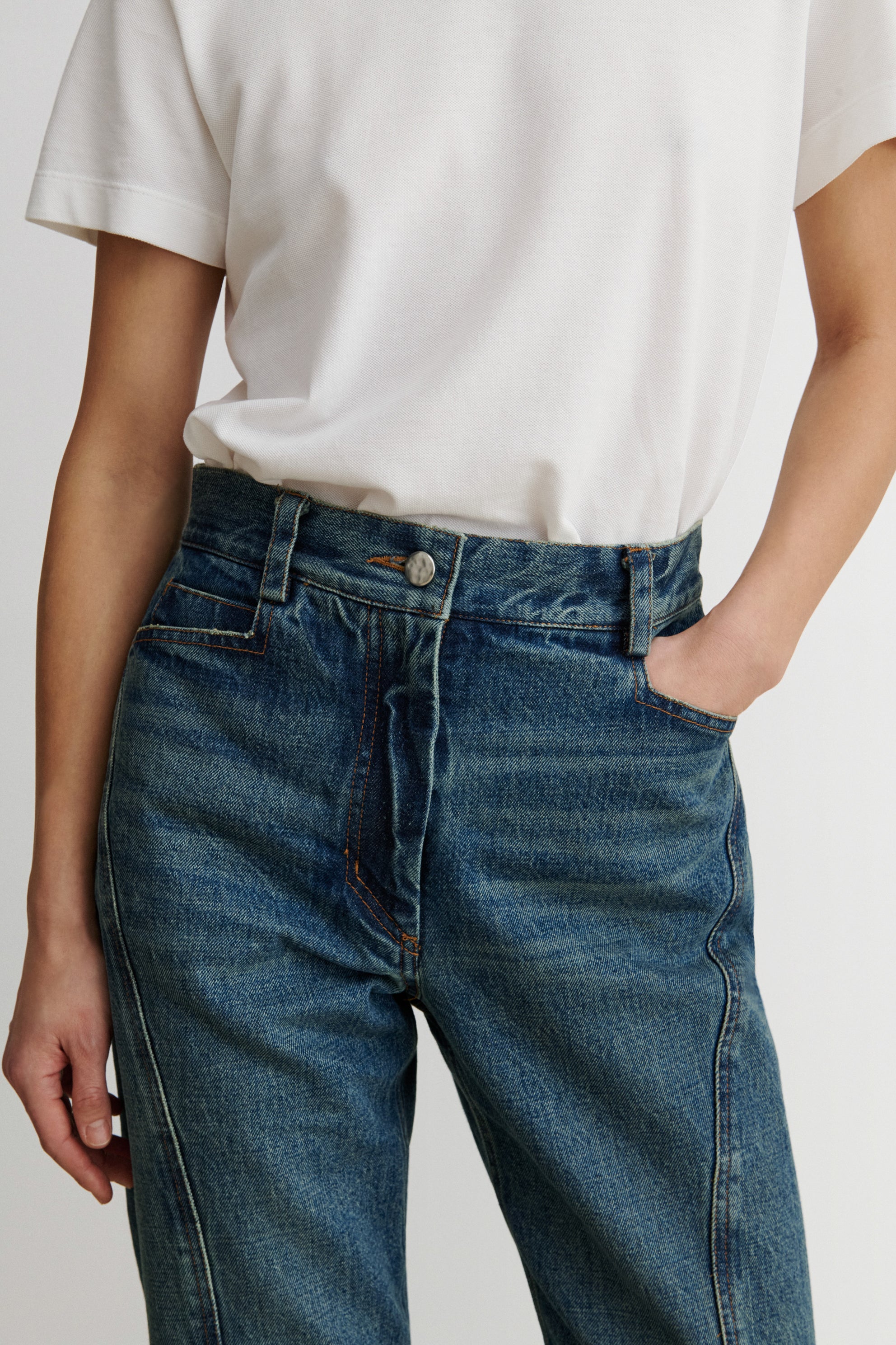 Swerve Pant-DENIM-Rachel Comey