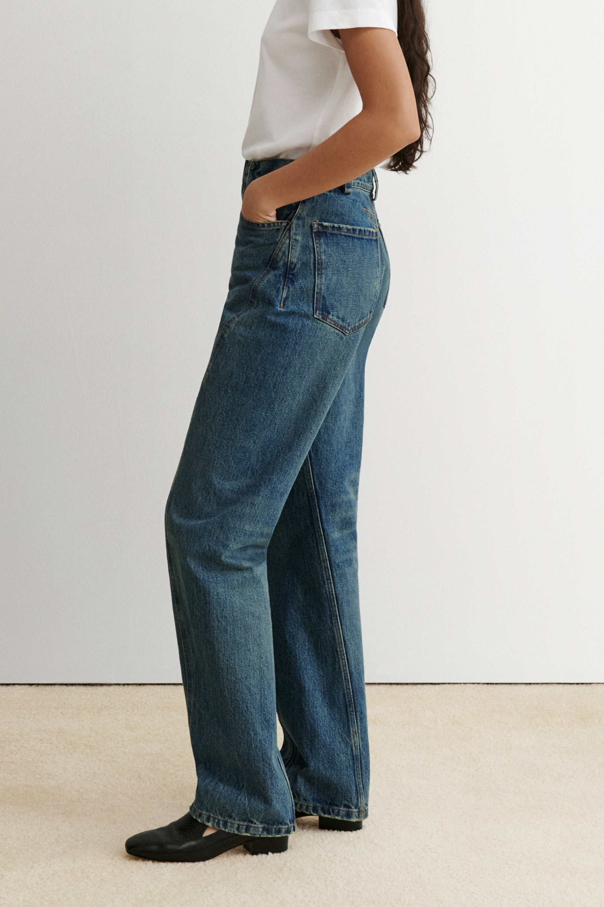 Swerve Pant-DENIM-Rachel Comey