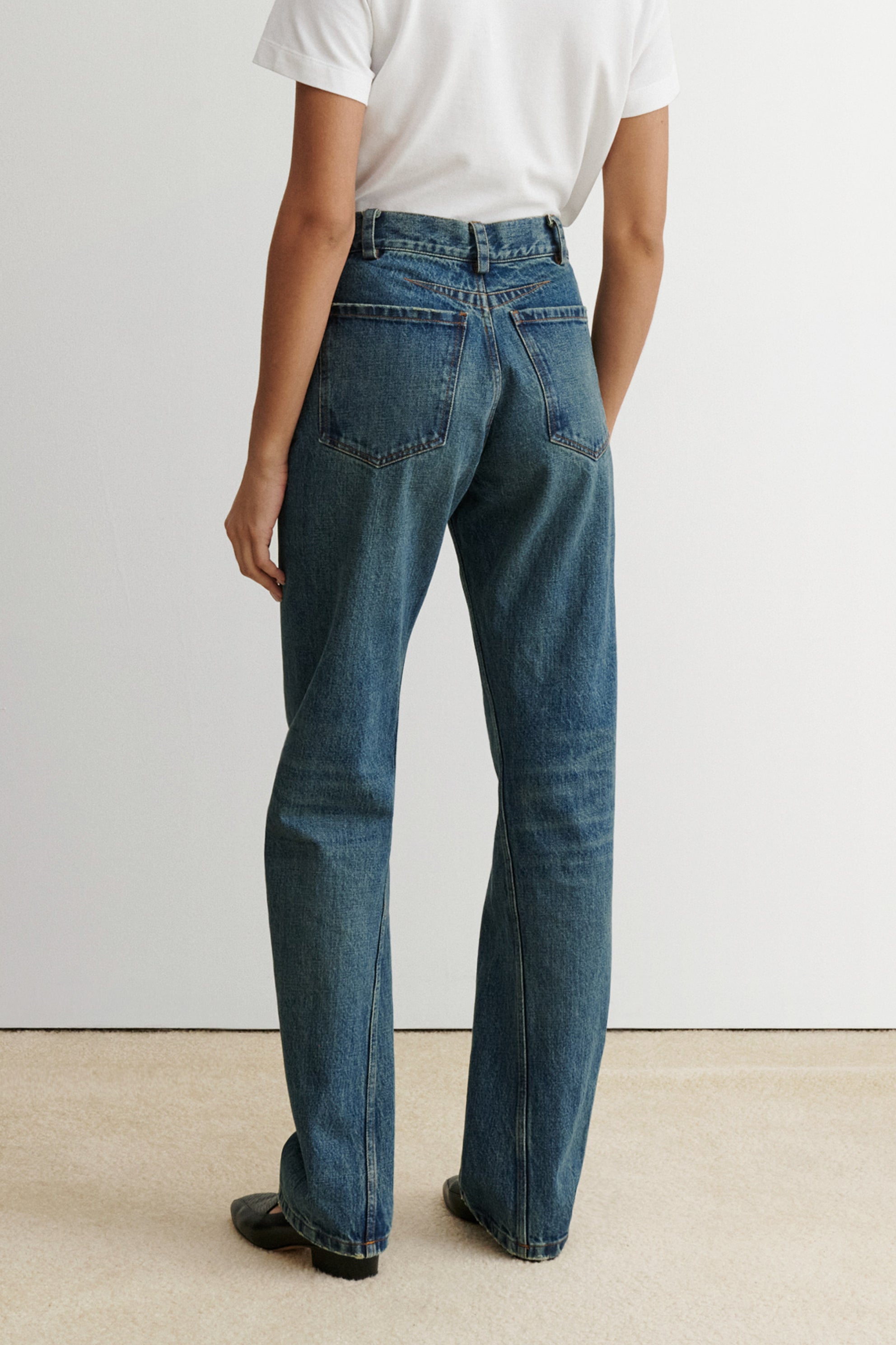 Swerve Pant-DENIM-Rachel Comey