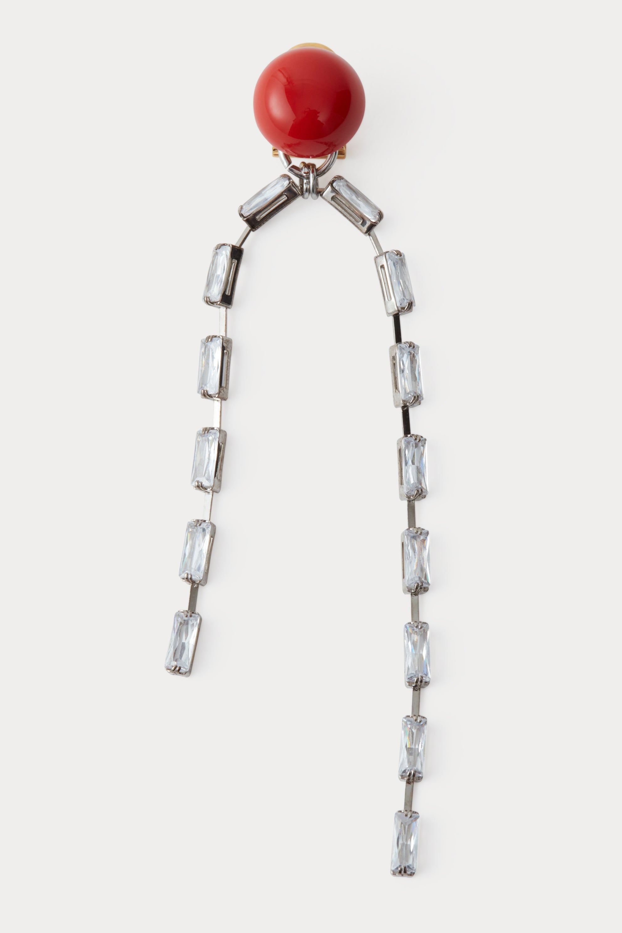 Draped Baguette Earrings-EARRINGS-Rachel Comey