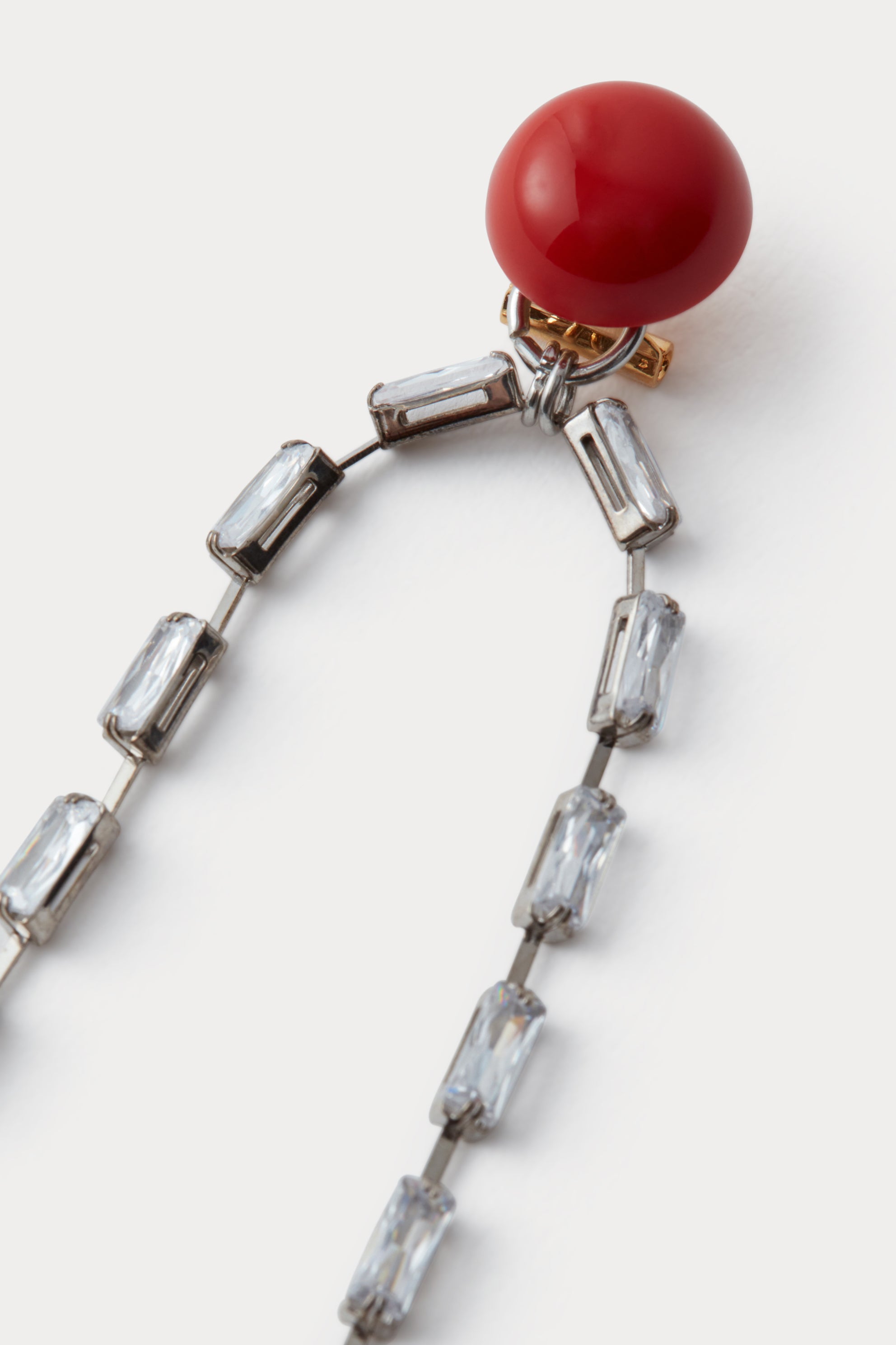 Draped Baguette Earrings-EARRINGS-Rachel Comey