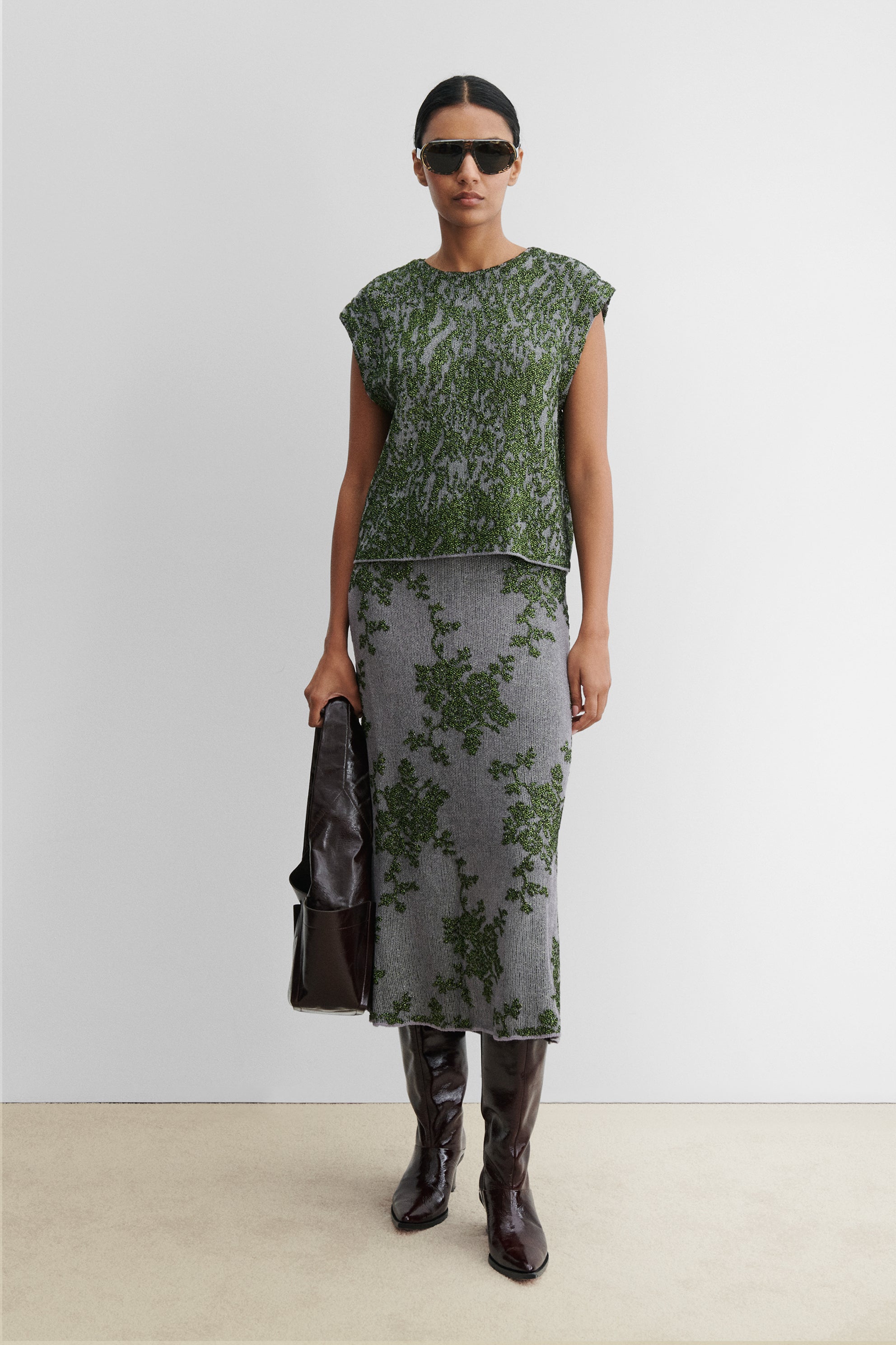 Broccada Skirt-SKIRTS-Rachel Comey