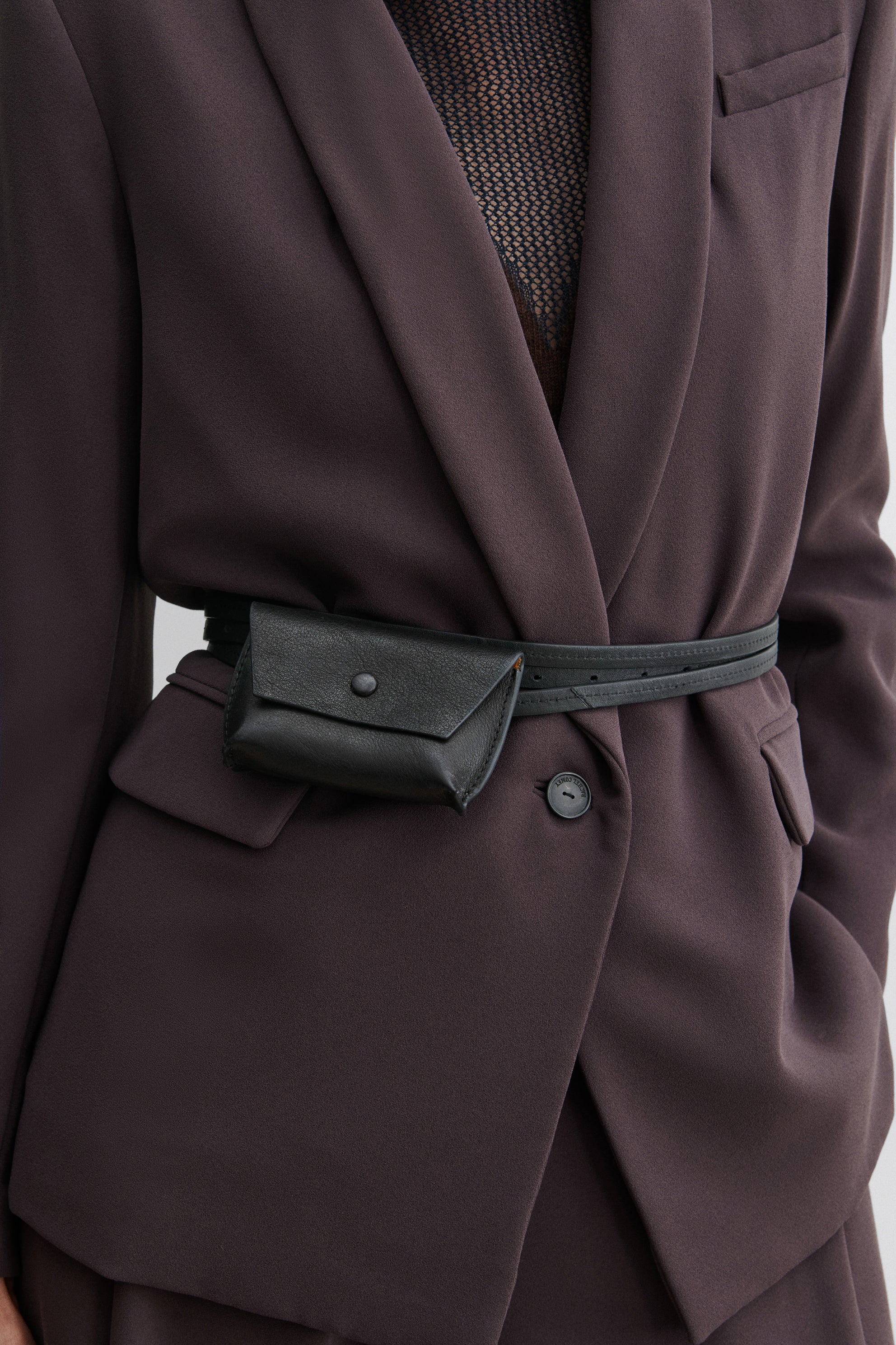 Double Wrap Hamecon Card Slot Belt-BELTS-Rachel Comey