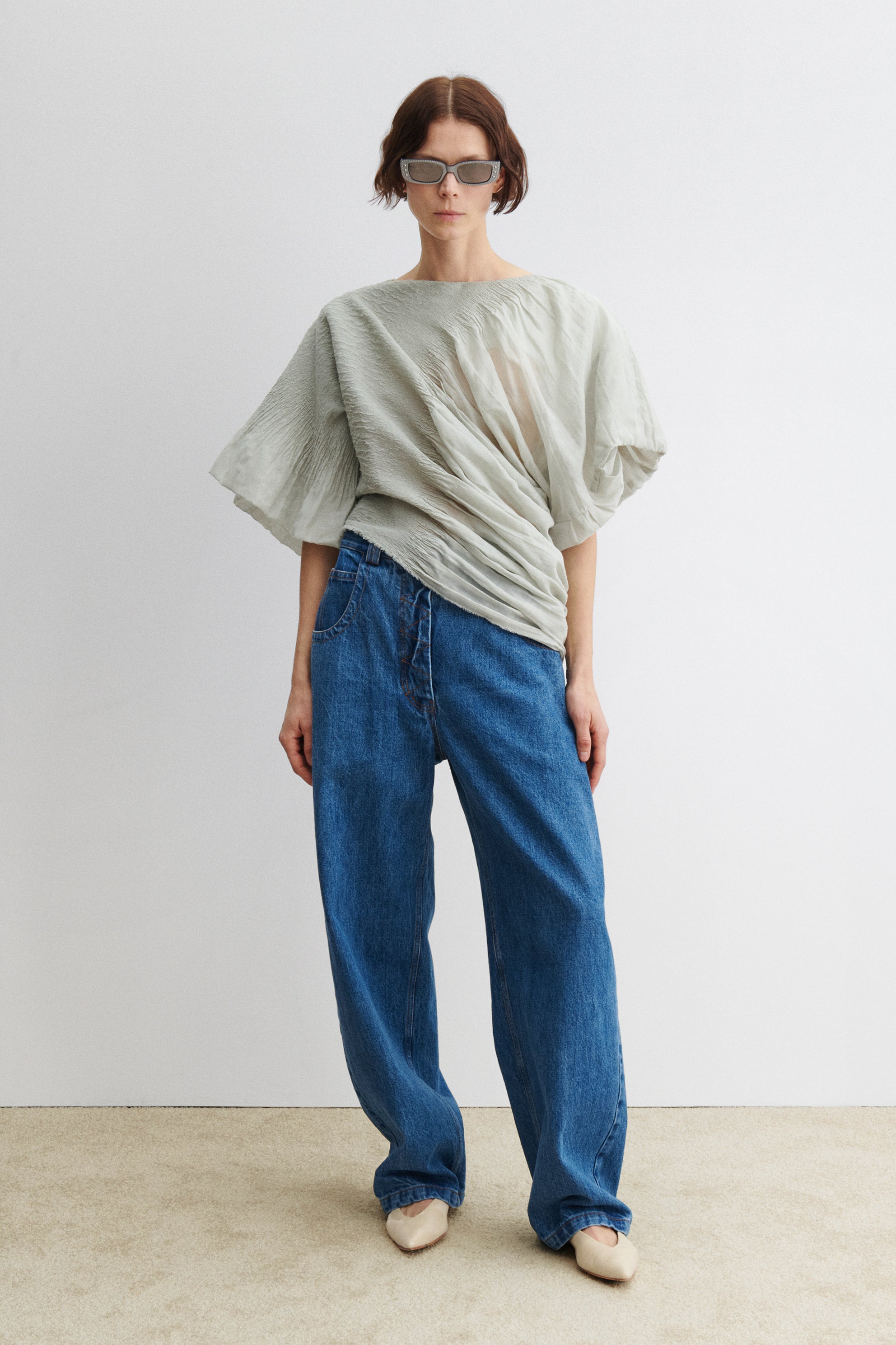 Snap Pant-DENIM-Rachel Comey