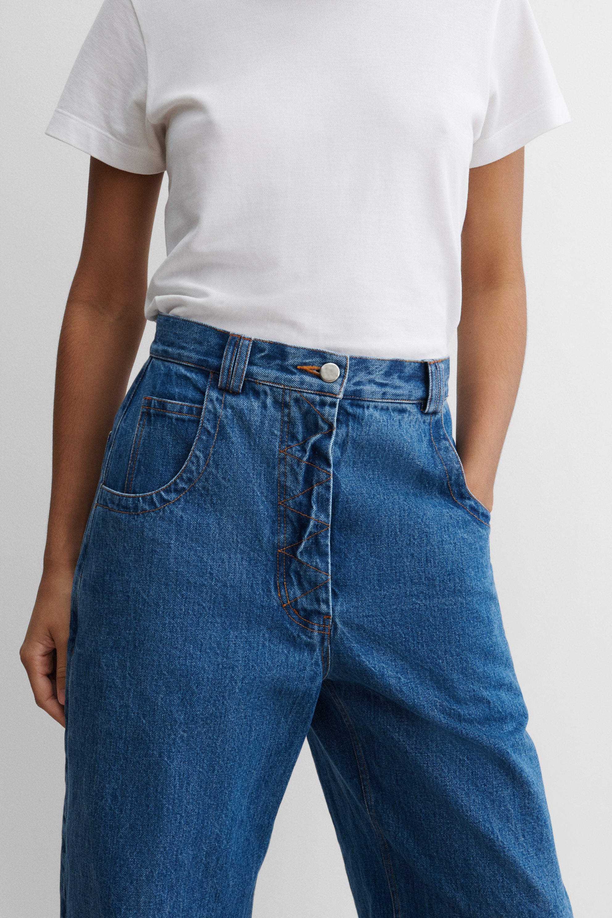 Snap Pant-DENIM-Rachel Comey