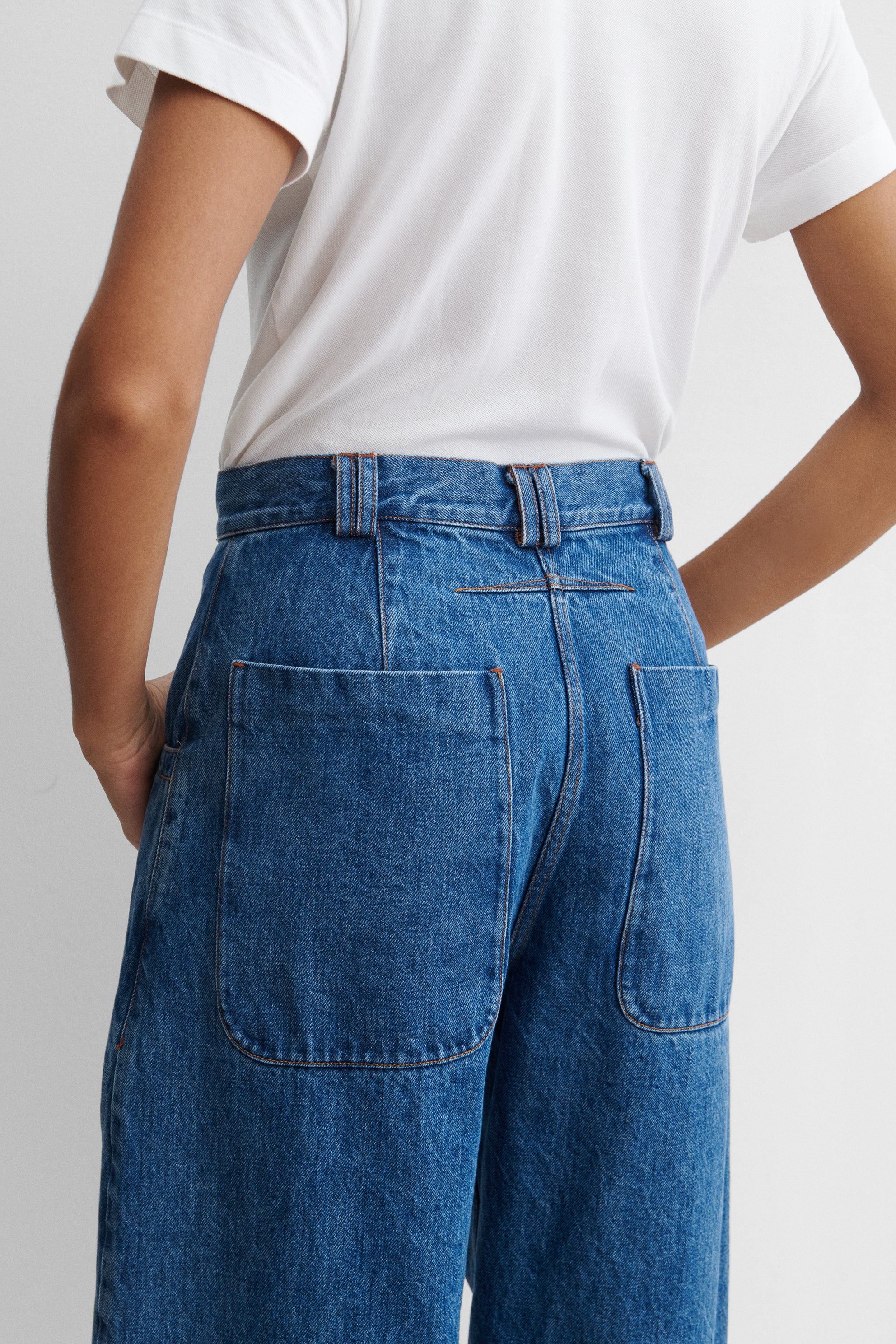 Snap Pant-DENIM-Rachel Comey