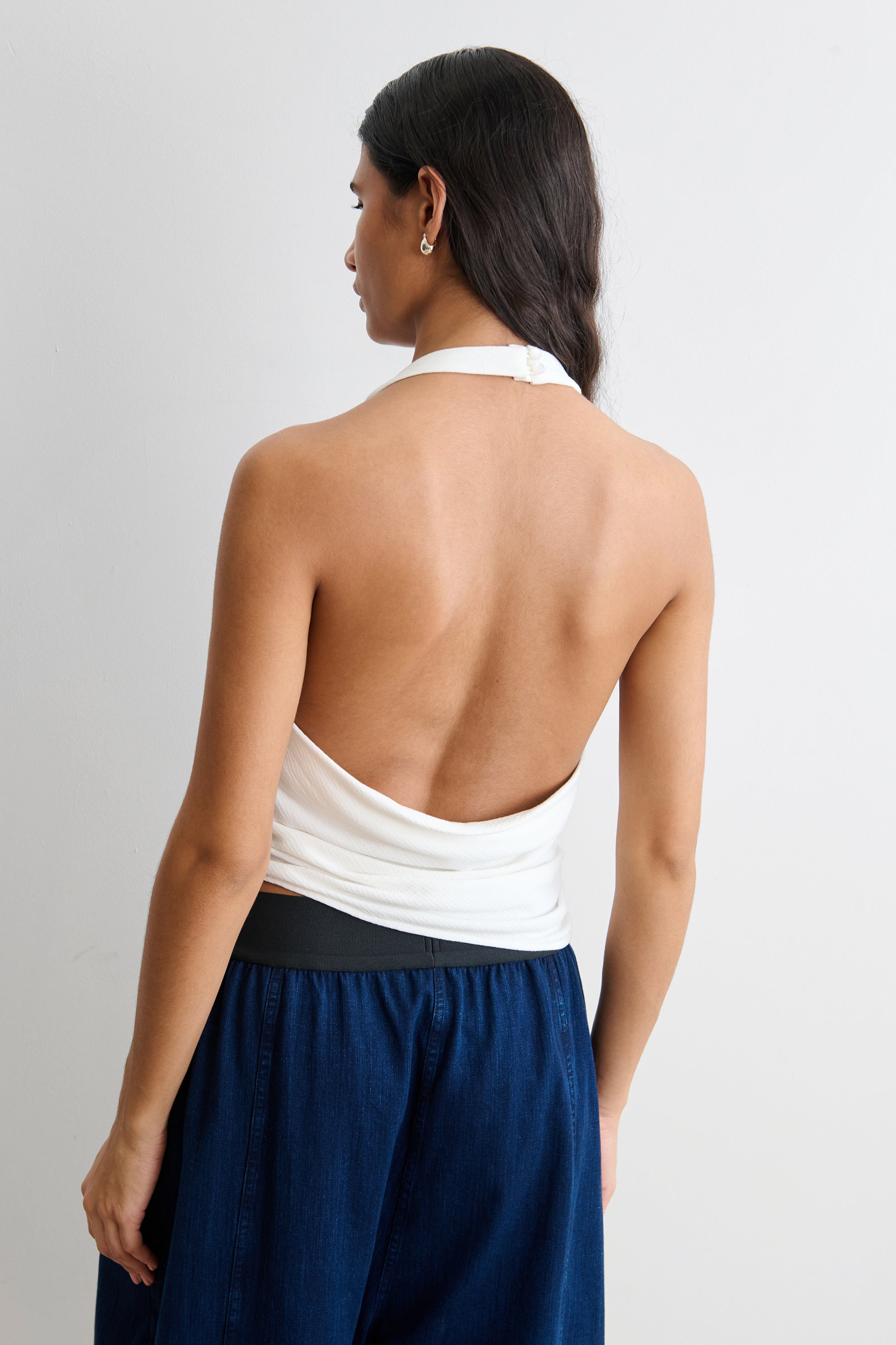 Beaulieu Halter Top-TOPS-Rachel Comey