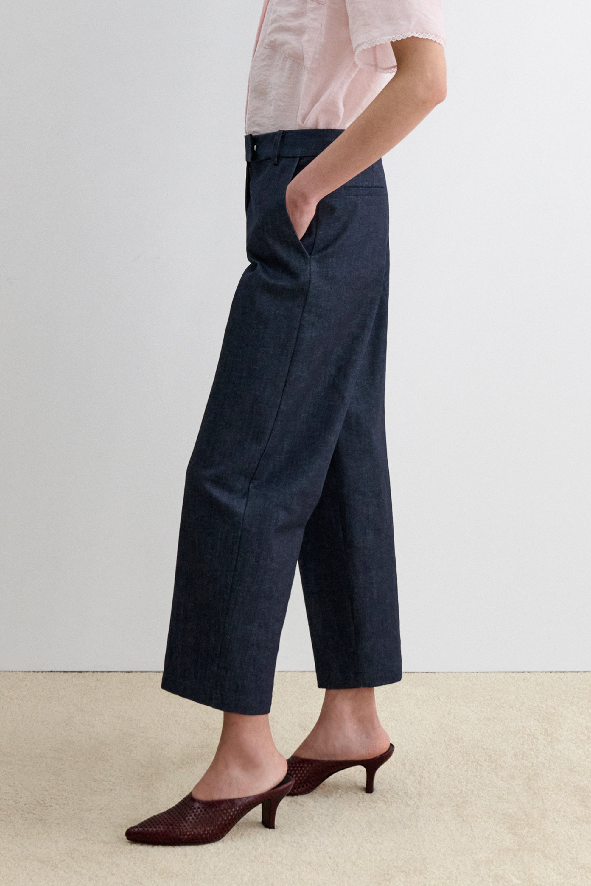 Cropped Snip Pant-DENIM-Rachel Comey