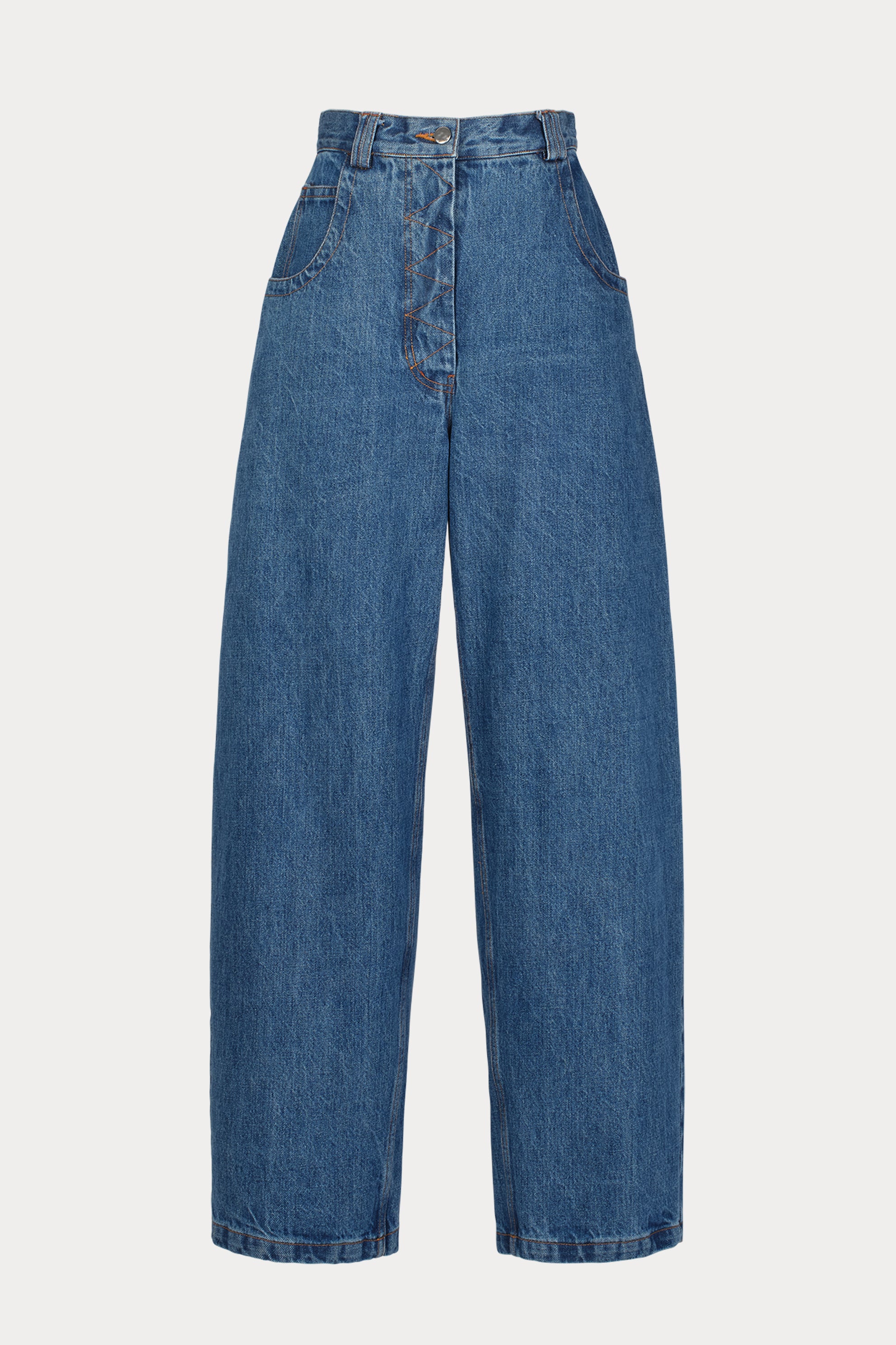 Snap Pant-DENIM-Rachel Comey