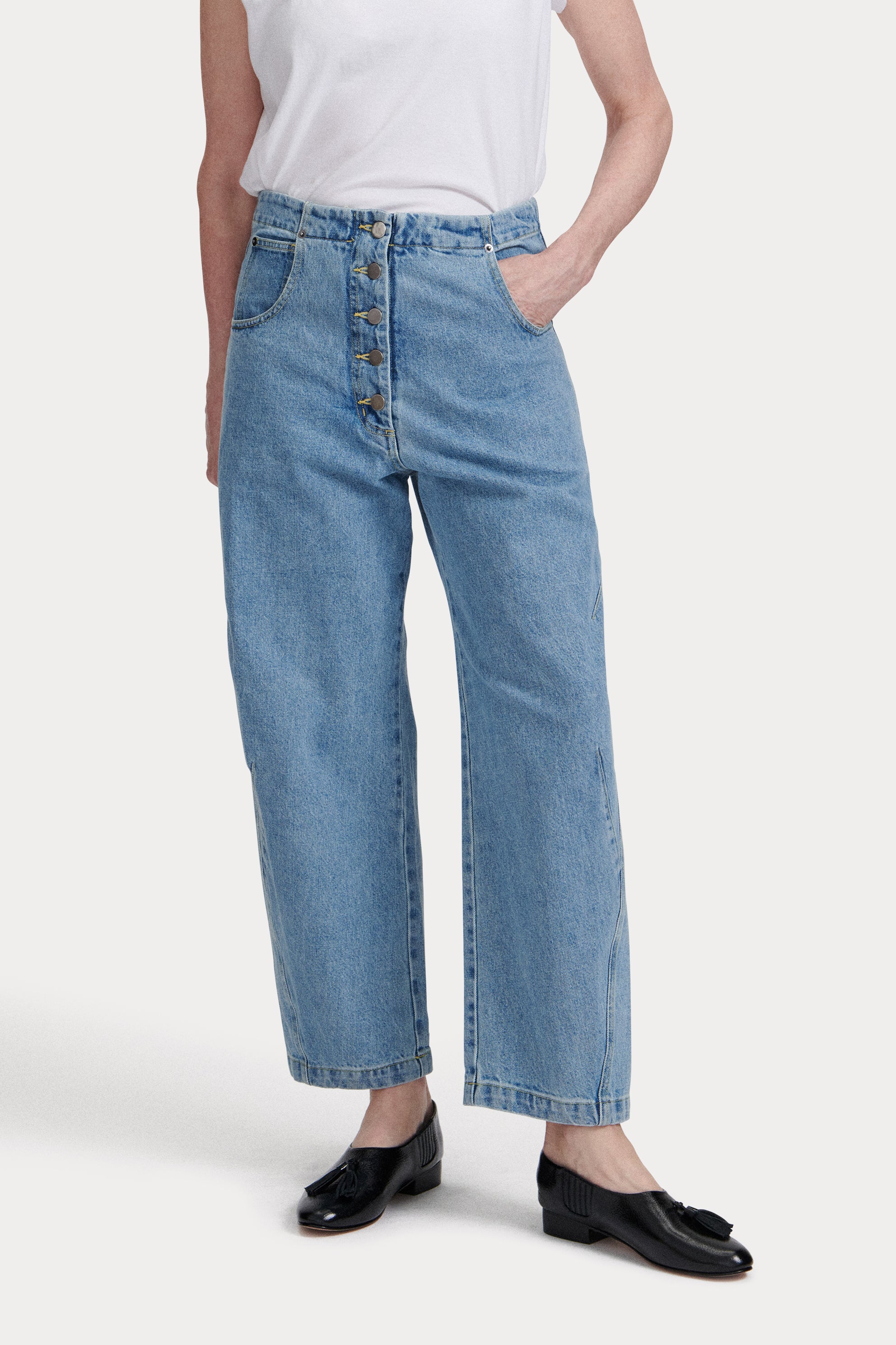 Elkin Pant-DENIM-Rachel Comey