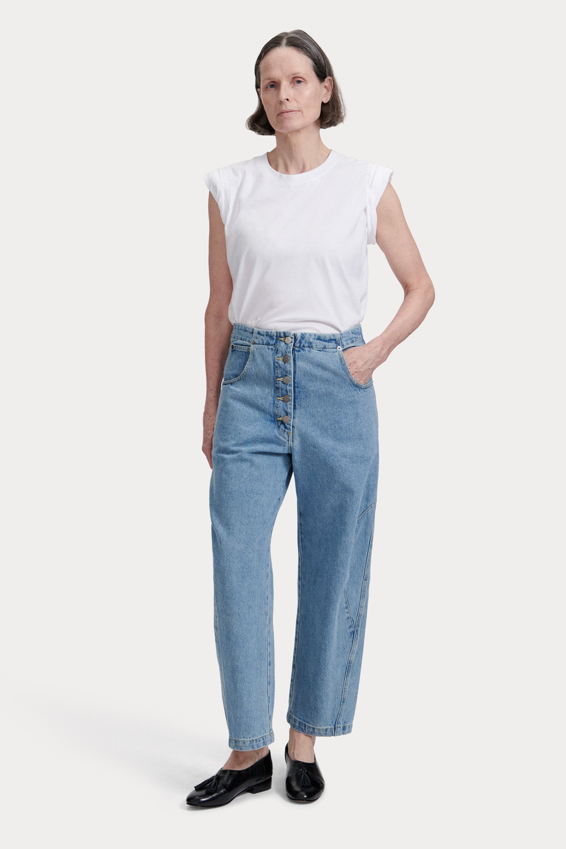 Elkin Pant-DENIM-Rachel Comey
