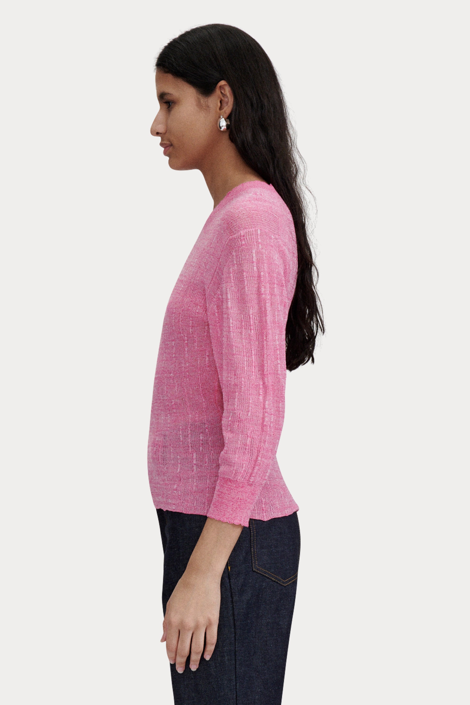 Rachel comey fashion pink denim cotton top