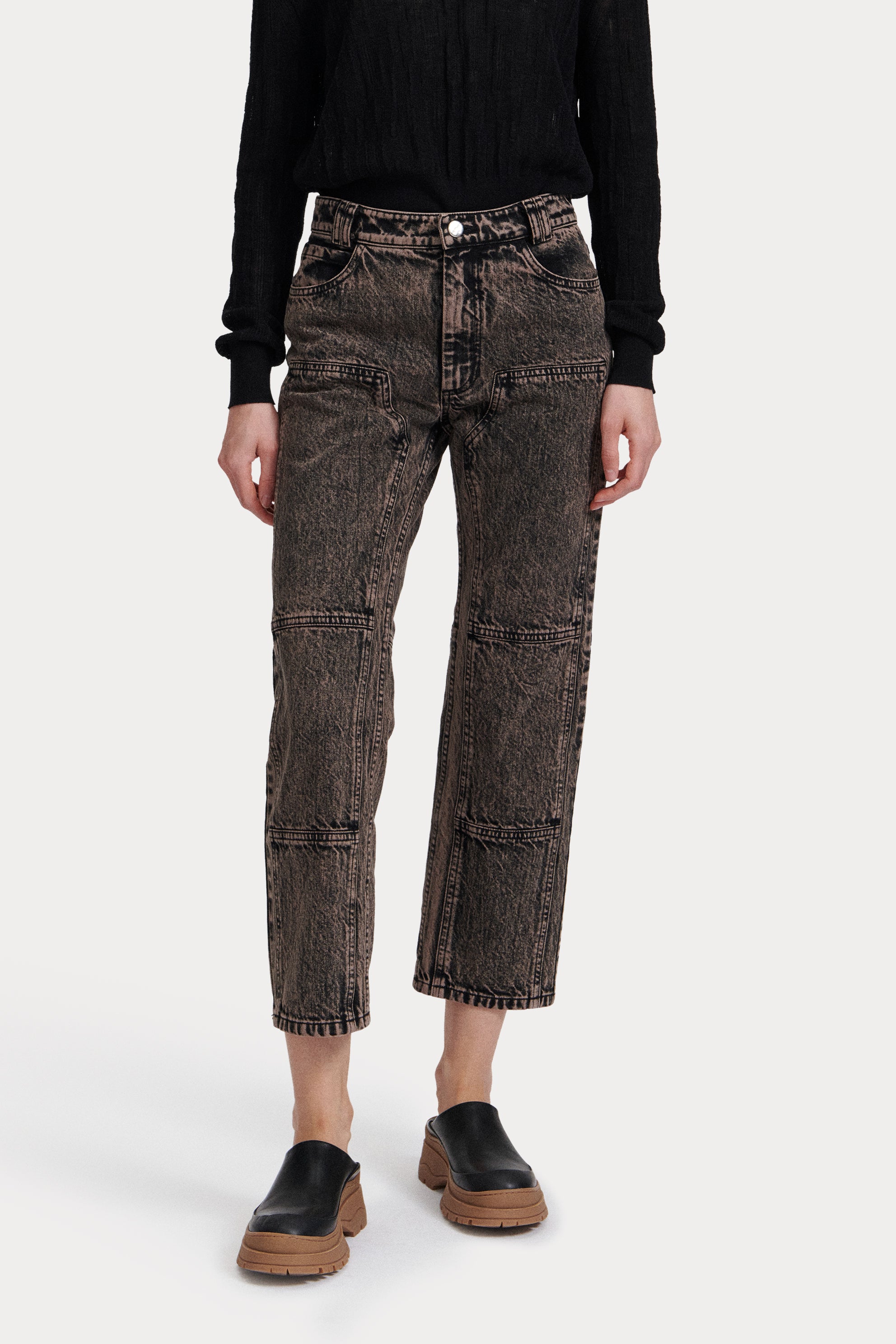 Rachel Comey Distressed hotsell Denim Slacks