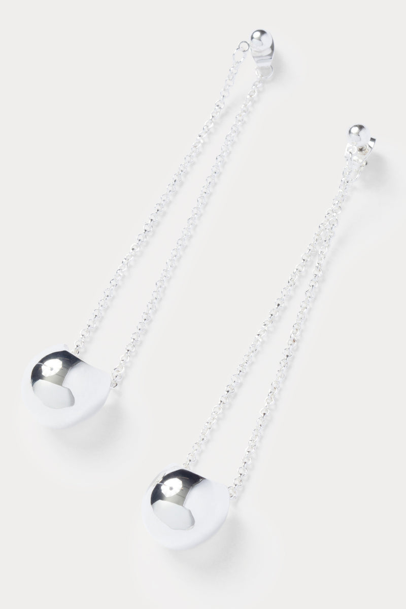 WS2023NOV319 (Earrings - 16M 3D Ball Silver) main image 0