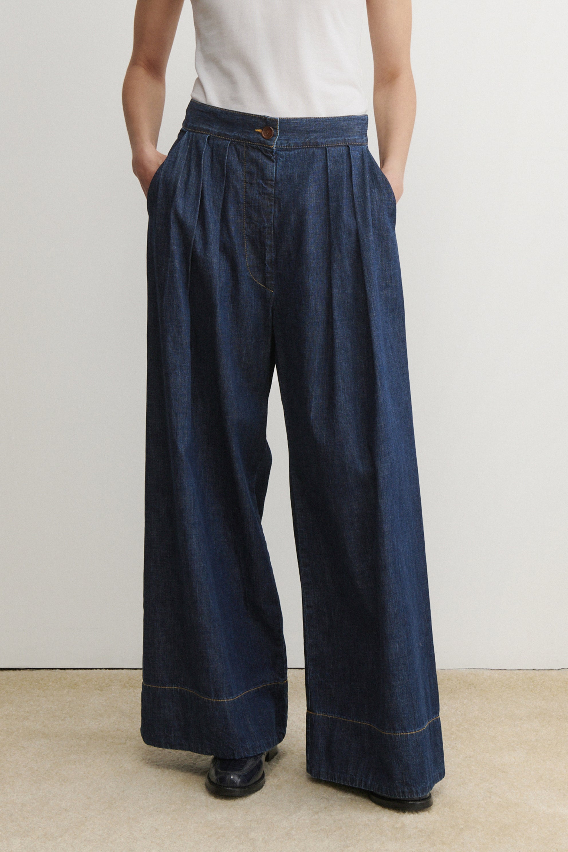 Coxsone Pant-DENIM-Rachel Comey