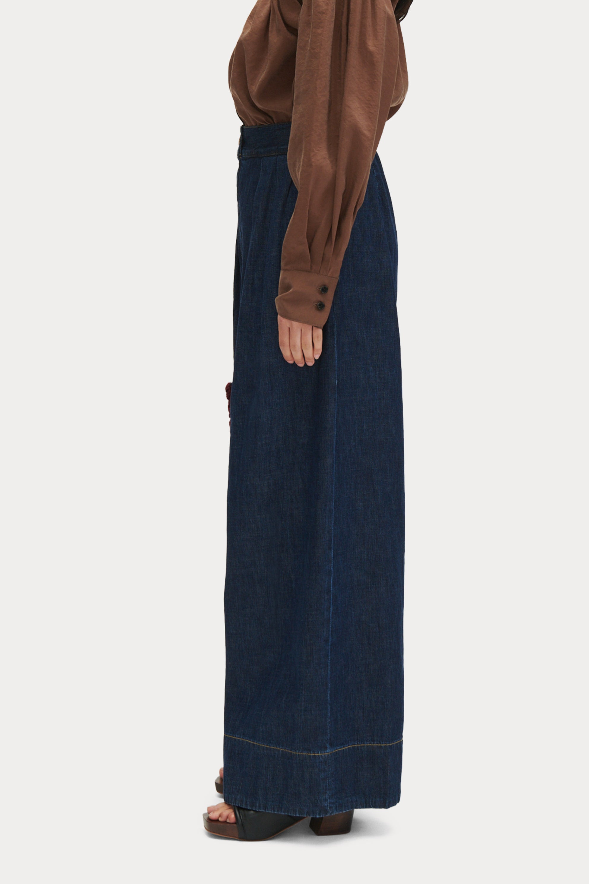 Rachel Comey Distressed hotsell Denim Slacks