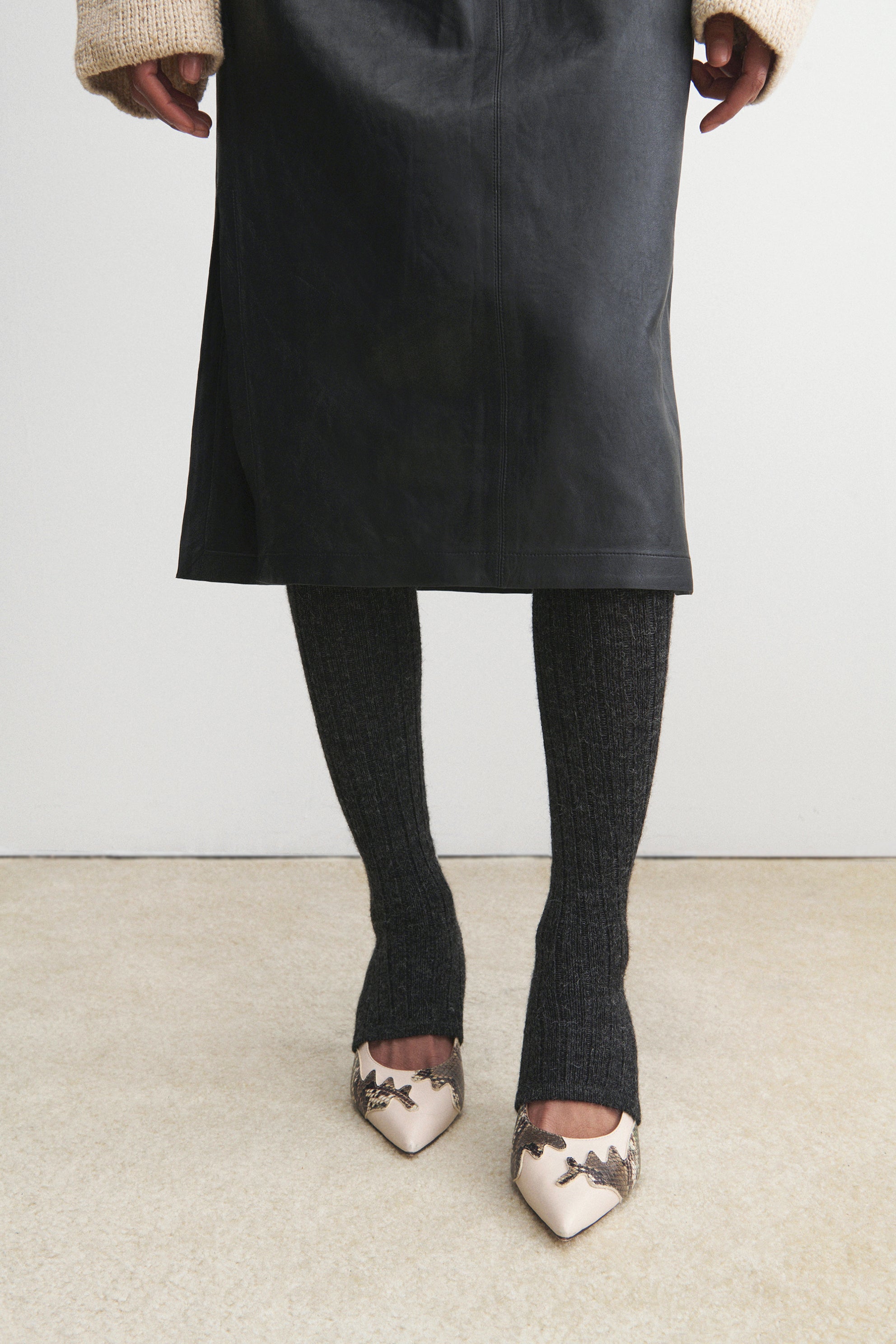 Alpaca Rib Stirrups-SOCKS-Rachel Comey