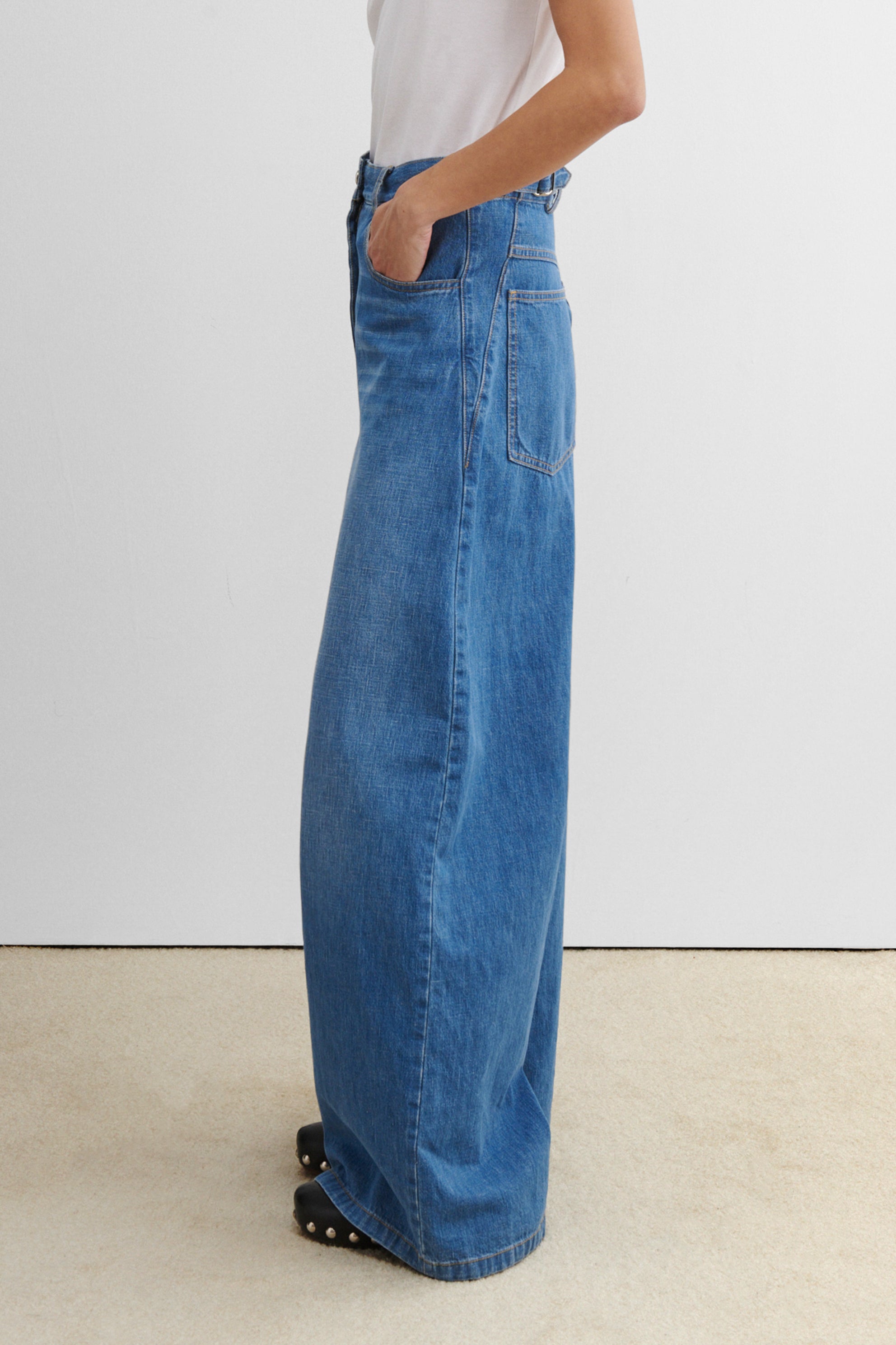 Dero Pant-DENIM-Rachel Comey