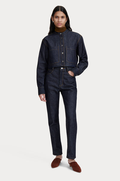 RACHEL COMEY ダークデニムシャツ 192W-308-D103ABOISONBERRY_-