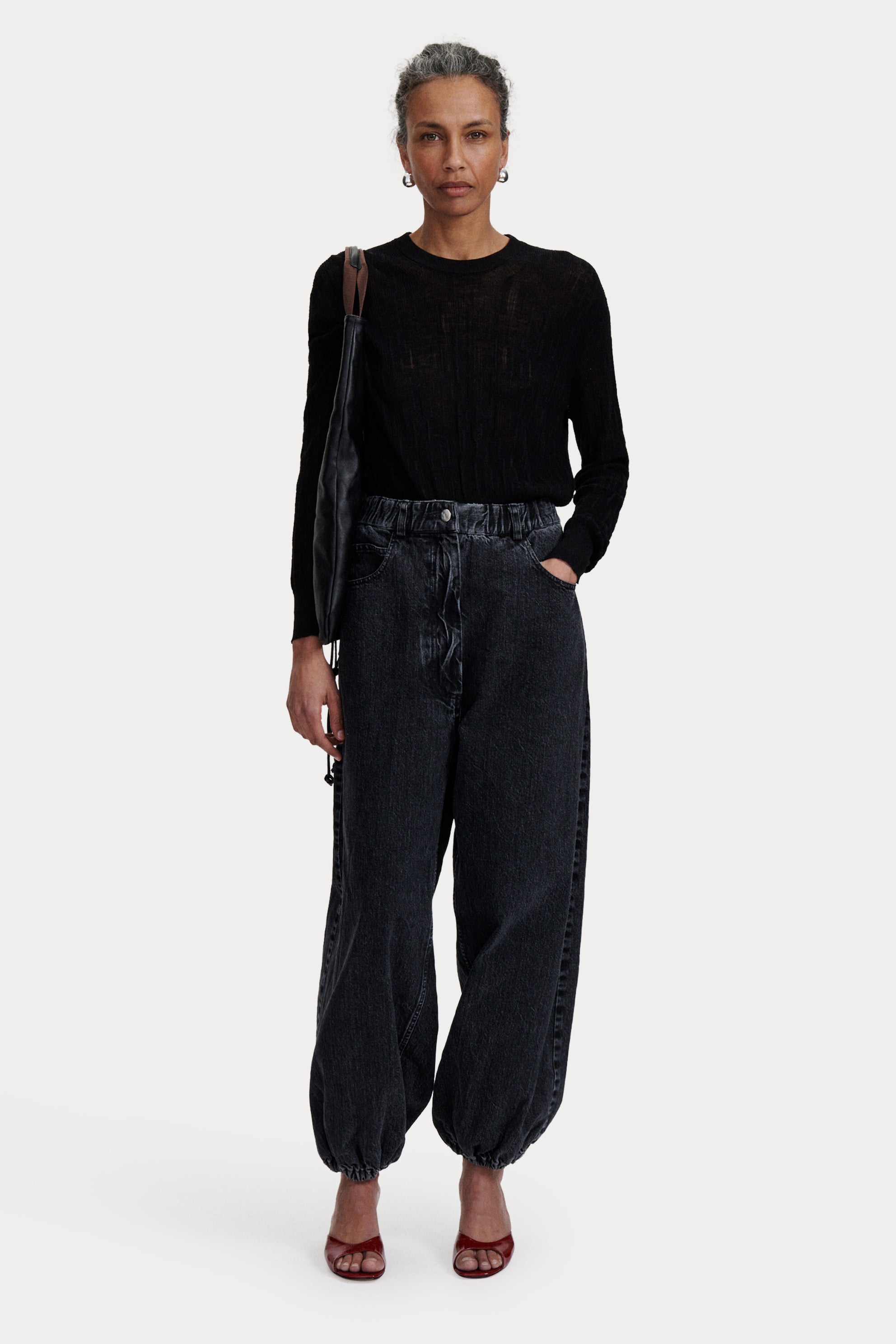 Rachel Comey shops Distressed Denim Slacks