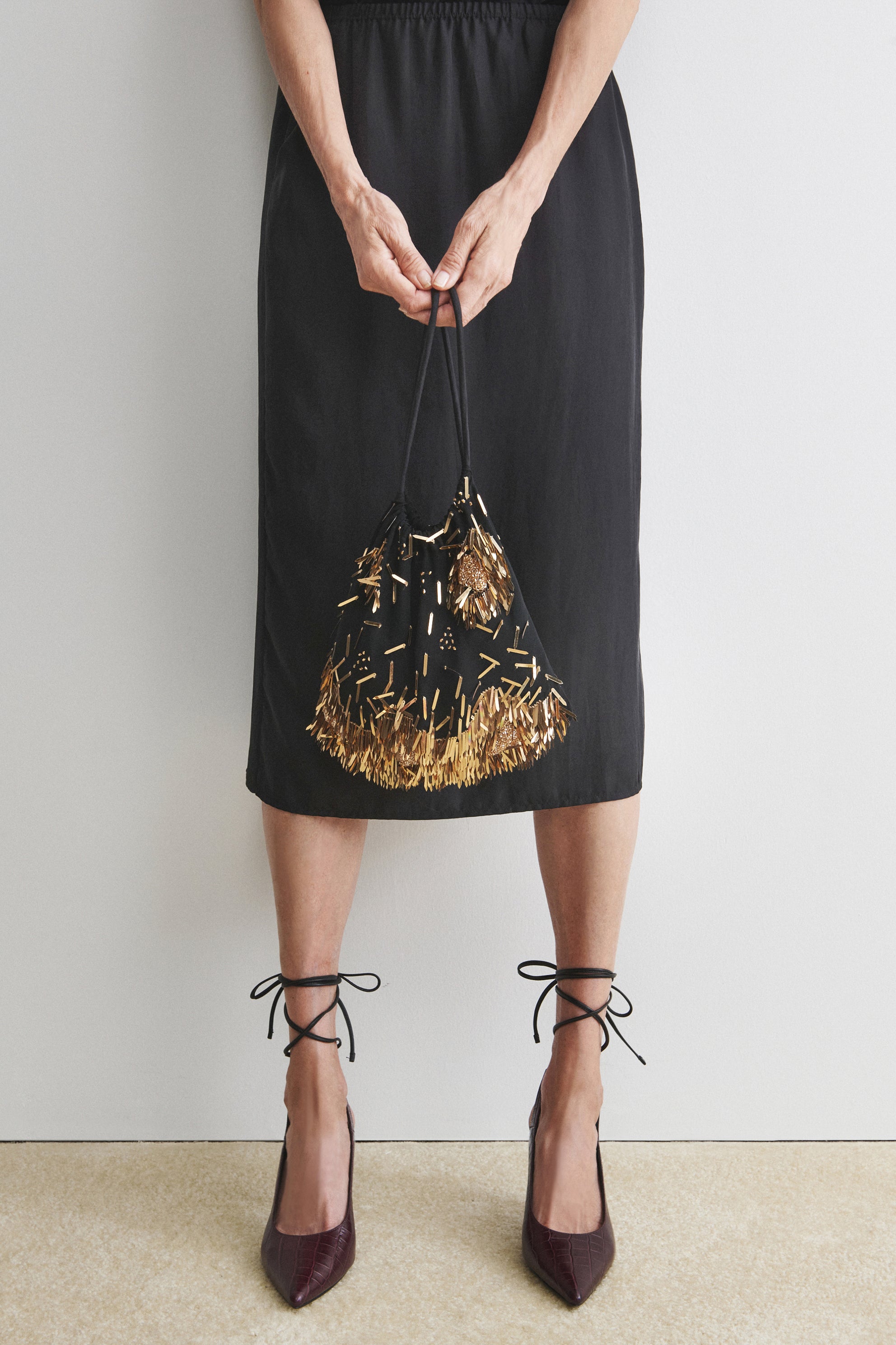 Hibiscus Fringe Bag-BAGS-Rachel Comey