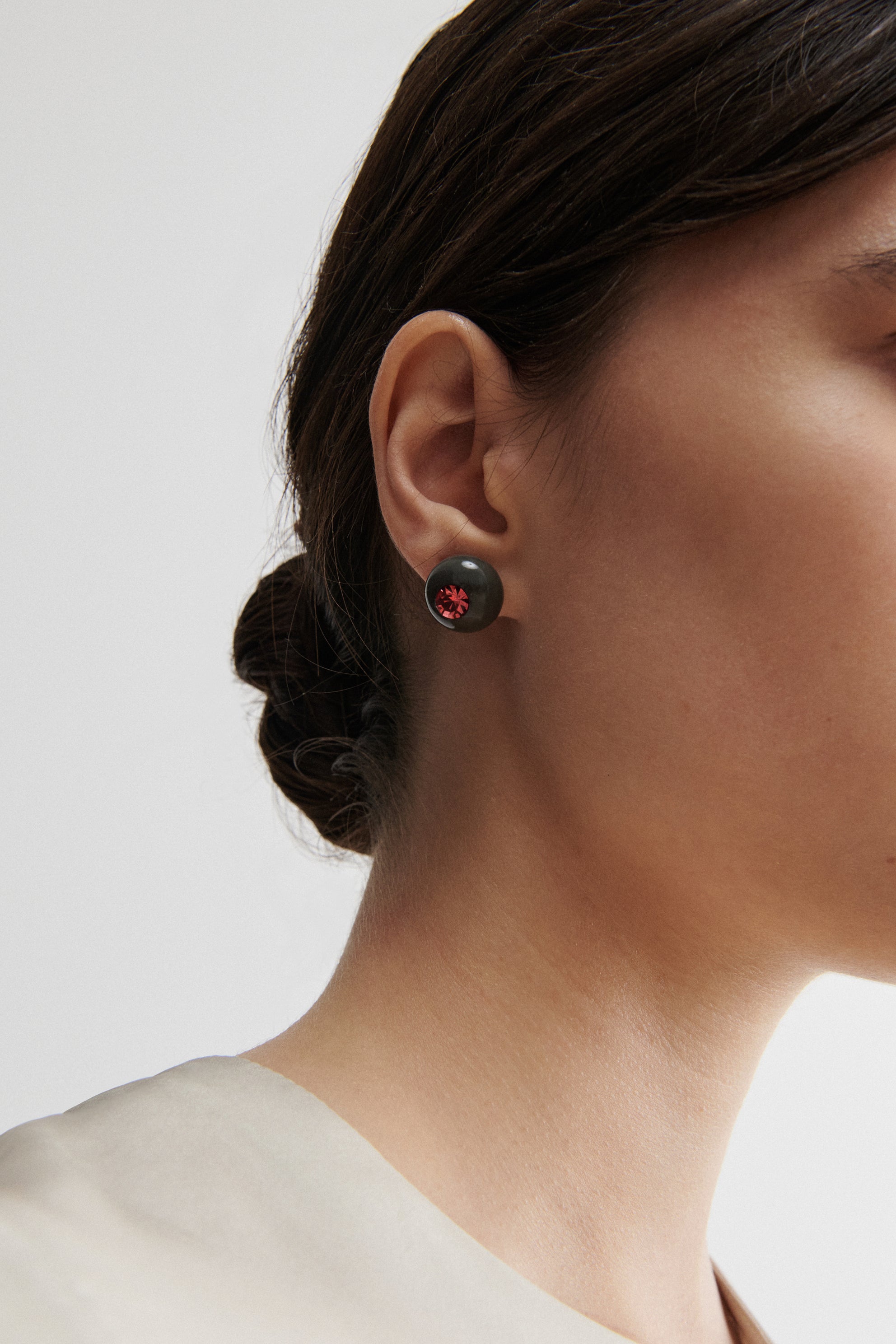 Studded Goble Earring-EARRINGS-Rachel Comey