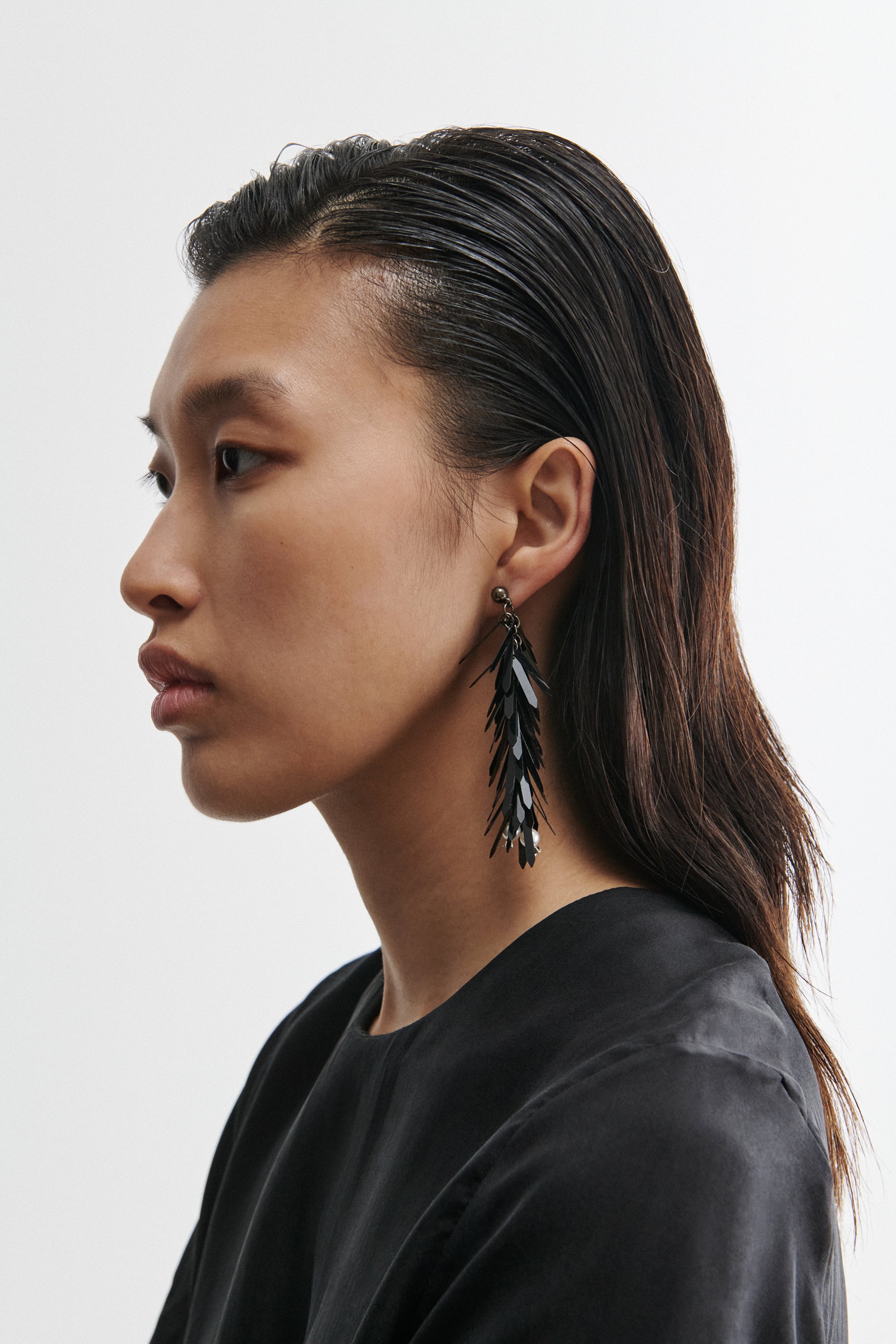 Blakely Fringe Earring-EARRINGS-Rachel Comey