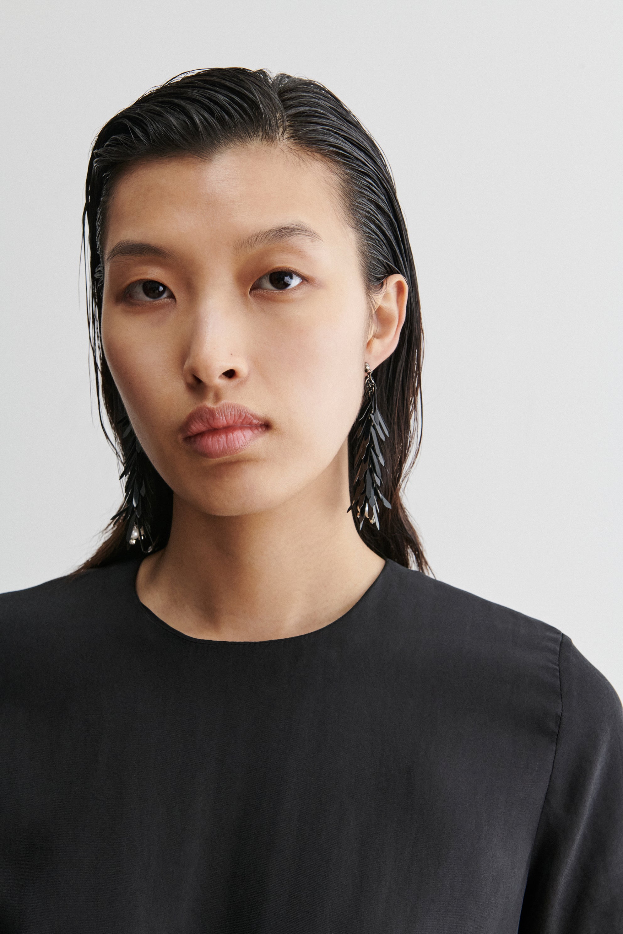 Blakely Fringe Earring-EARRINGS-Rachel Comey