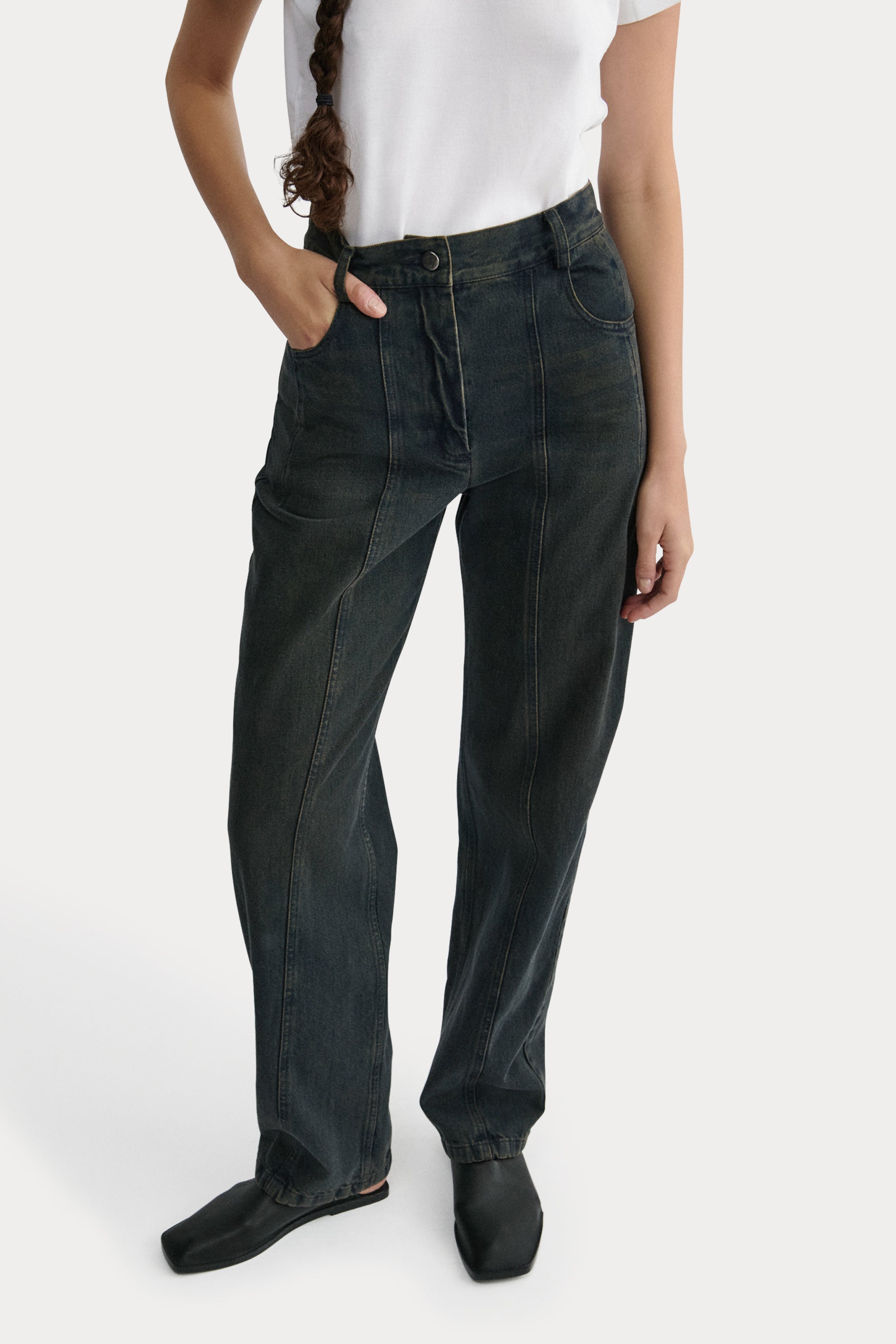 Vinton Pant-DENIM-Rachel Comey