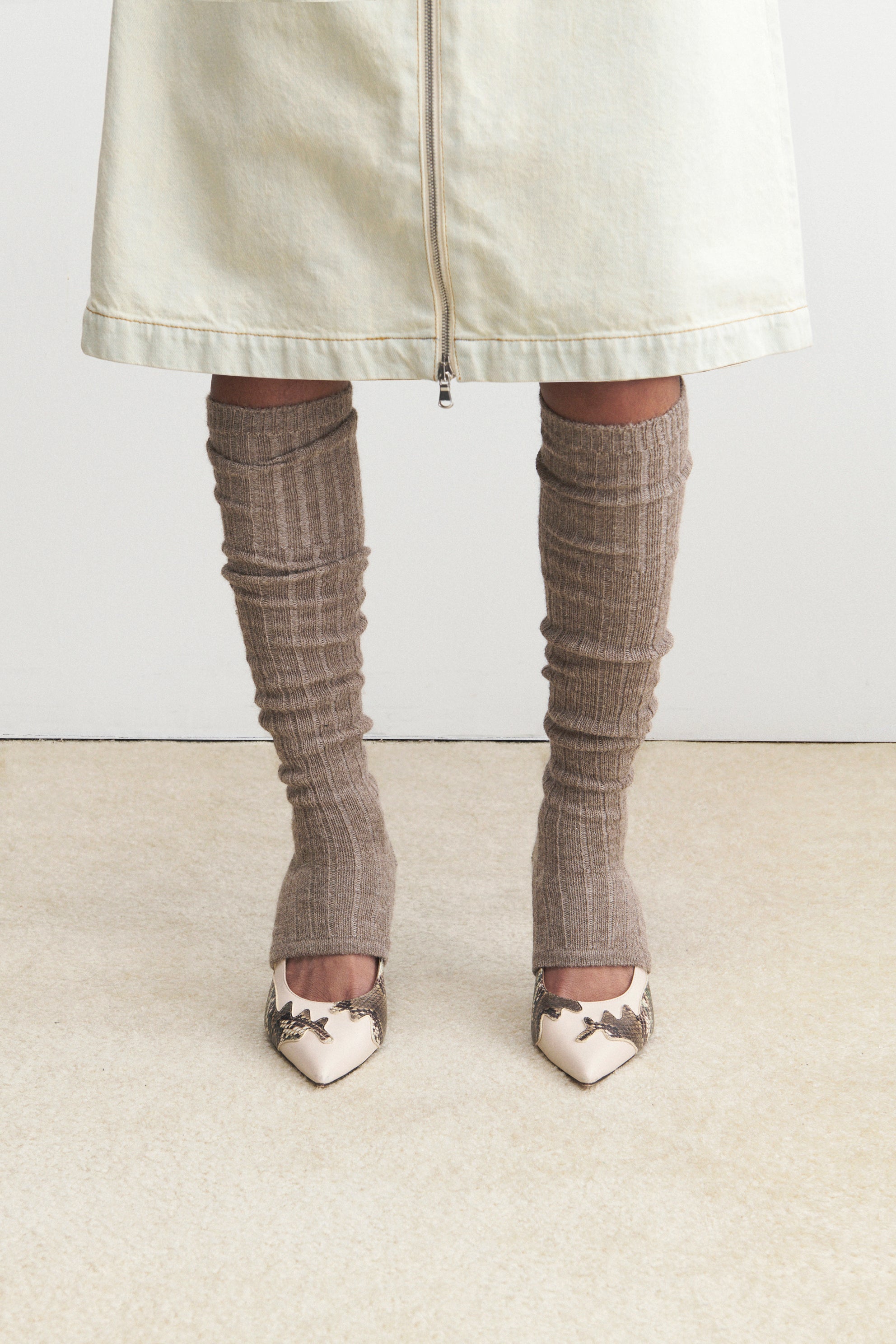 Alpaca Rib Stirrups-SOCKS-Rachel Comey