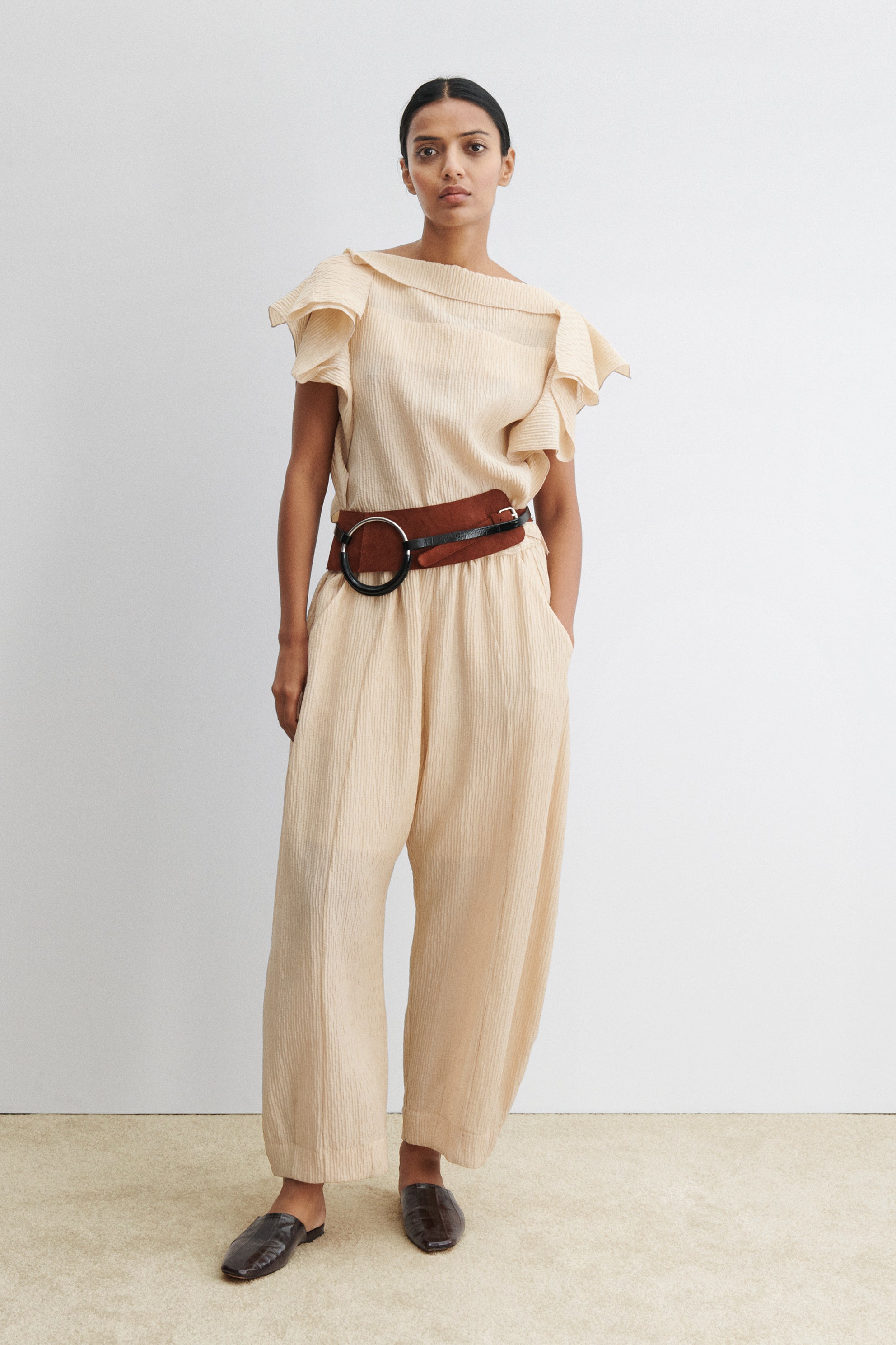 レイチェルコーミー　トップス  シルク　ブルー Rachel Comey | Official Site | rachelcomey.com