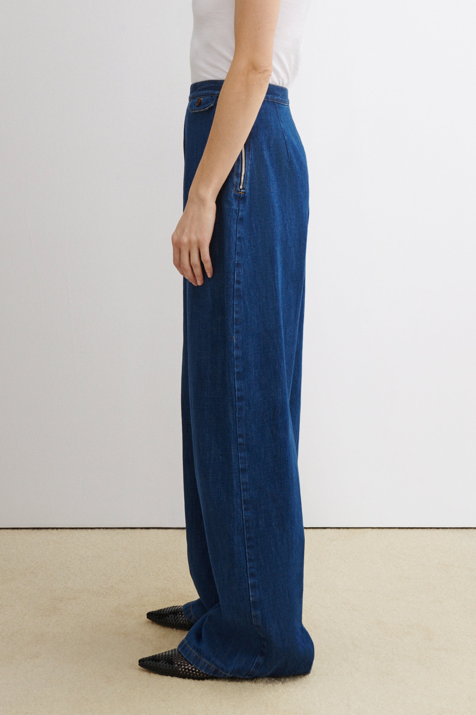 Arioso Pant-DENIM-Rachel Comey