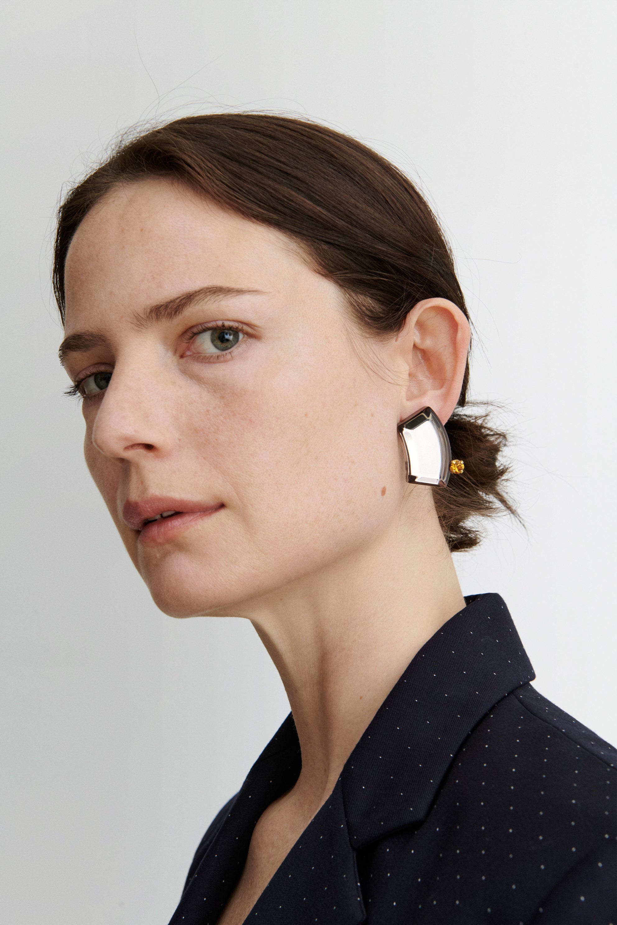 Comma Gem Earring-EARRINGS-Rachel Comey