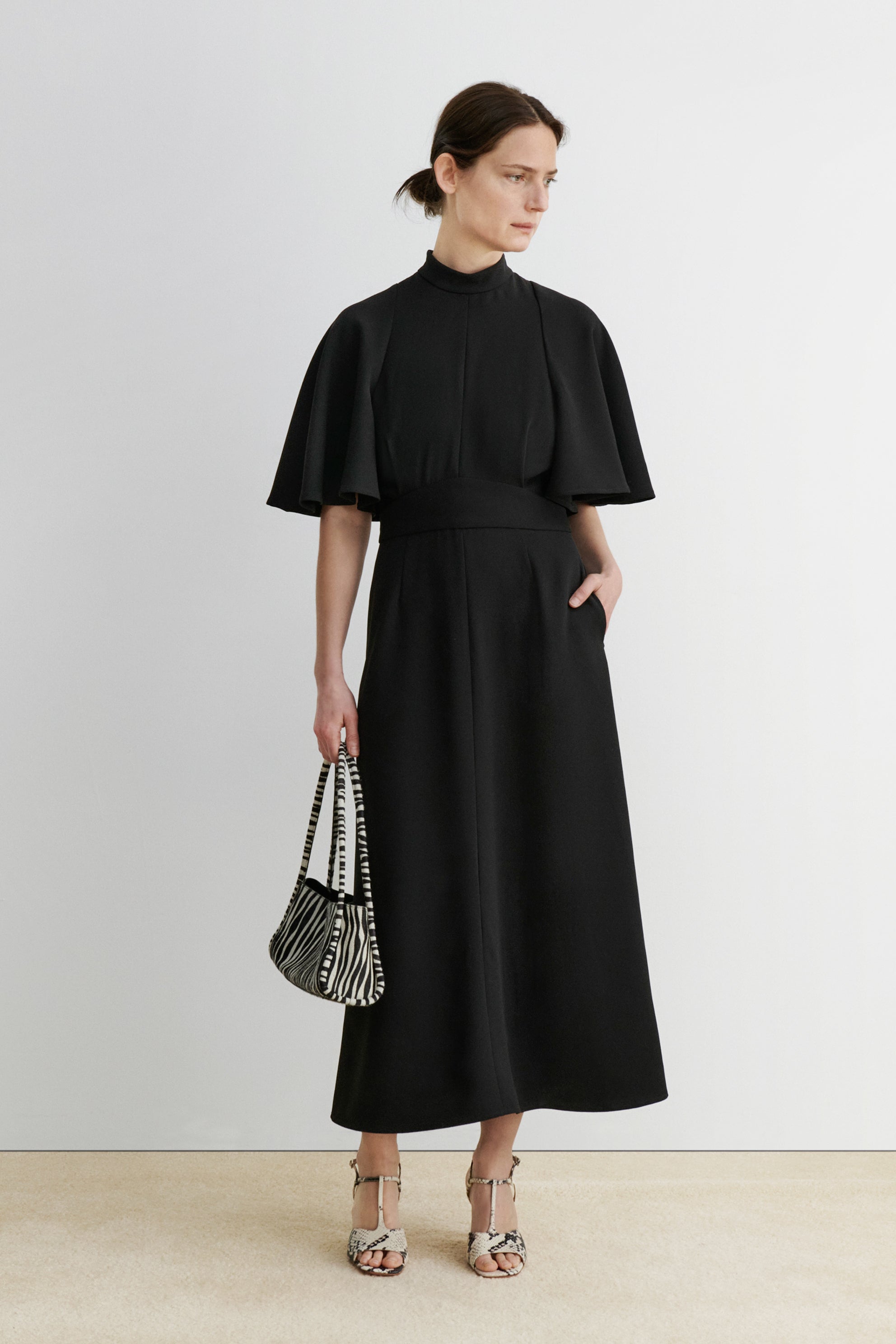 Sister Dress Black / 0. / Compact Georgette Sister Dress Black / 0. / Compact Georgette