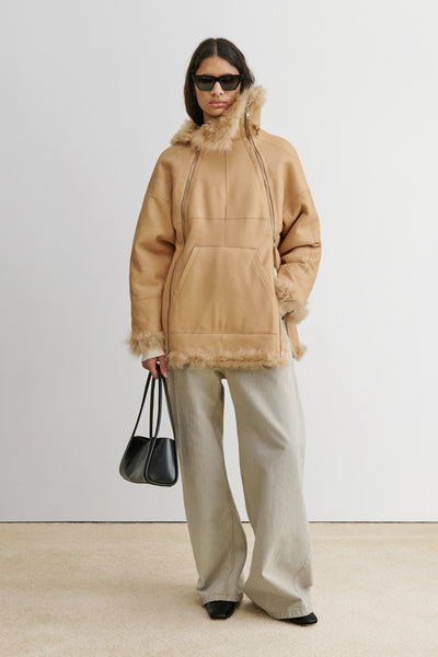 40s Pendleton ベージュ ファー襟ジャケット 254W-709-F1662CAMEL_254W-709-