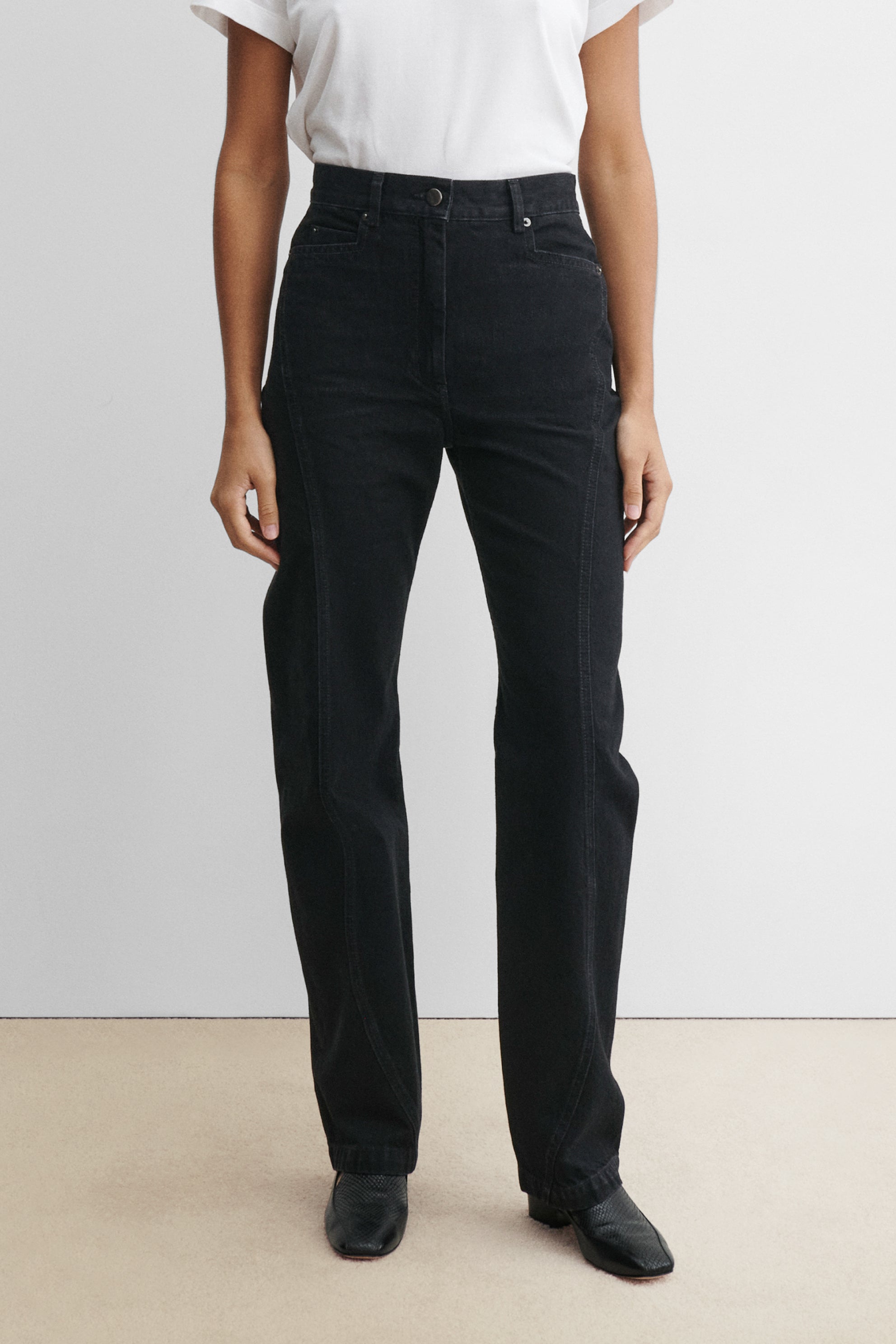 Swerve Pant-DENIM-Rachel Comey