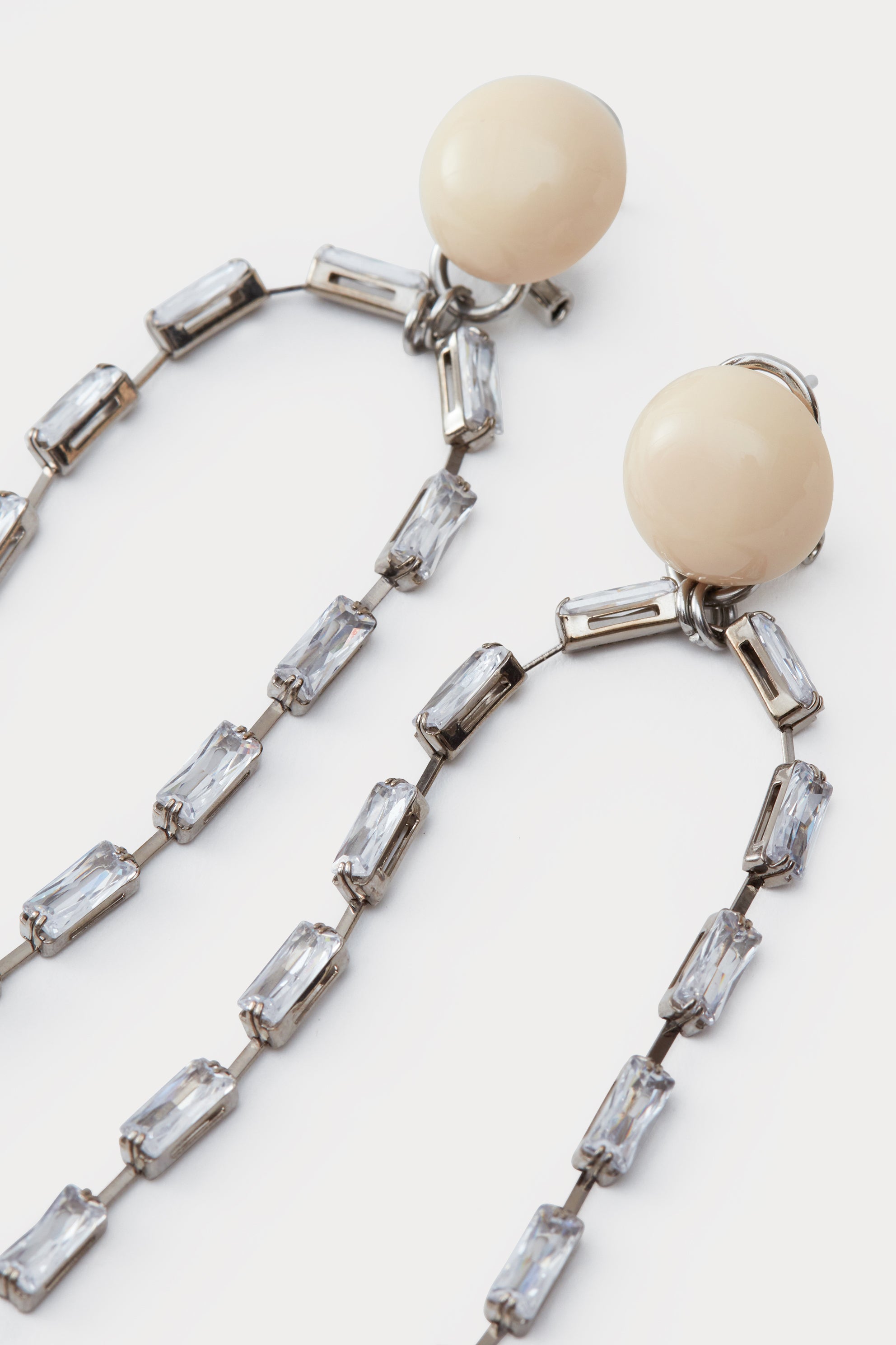 Draped Baguette Earrings-EARRINGS-Rachel Comey