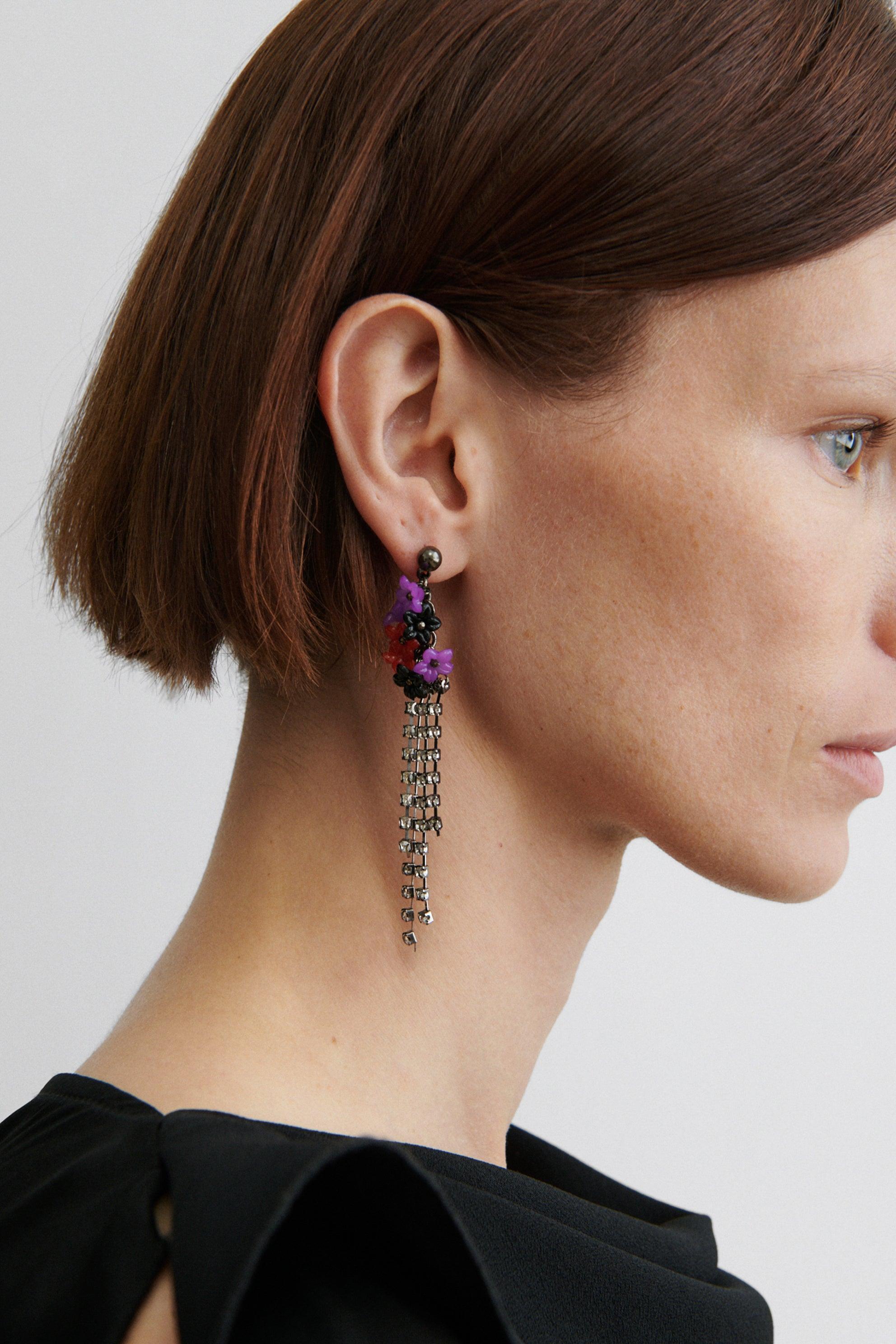 Flower Bouquet Earrings-EARRINGS-Rachel Comey