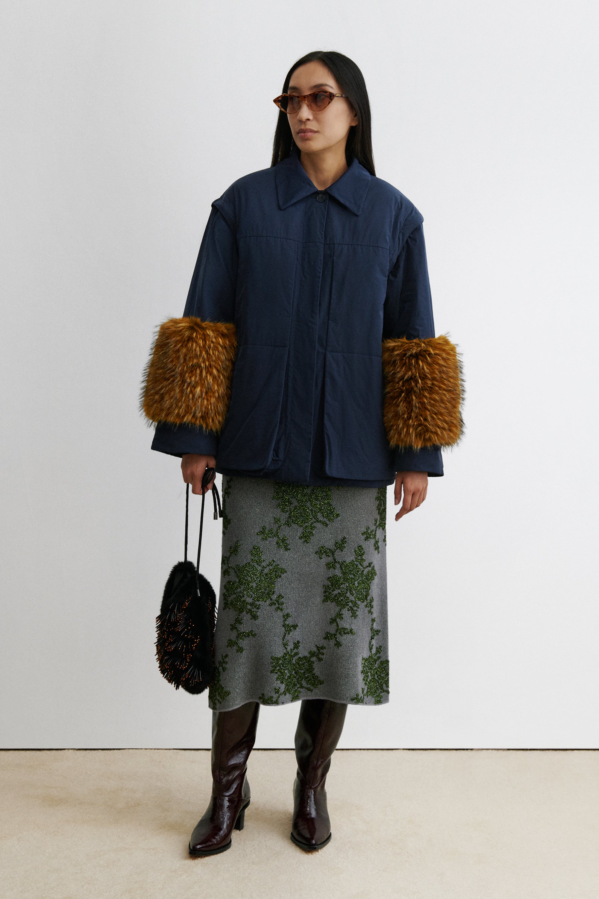 Broccada Skirt-SKIRTS-Rachel Comey